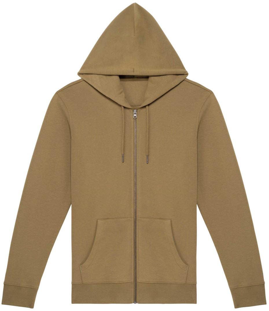 Ecologische uniseks sweatvest met capuchon
