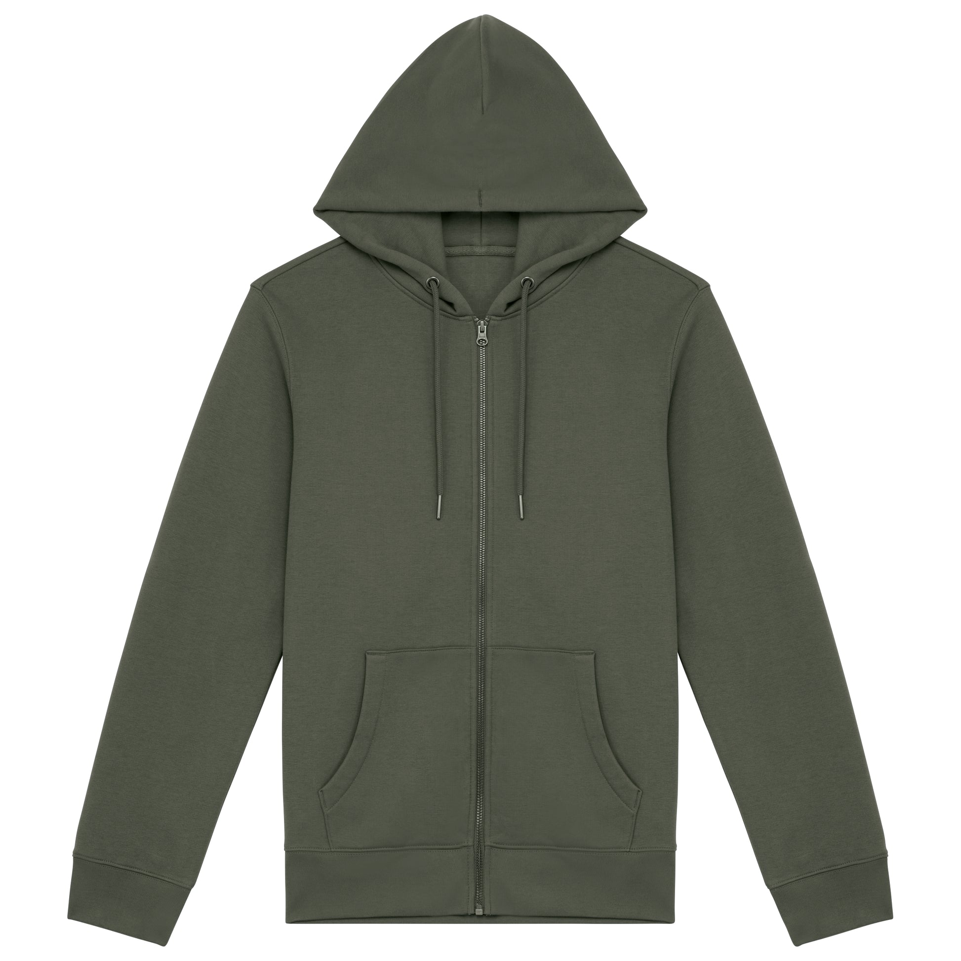 Ecologische uniseks sweatvest met capuchon
