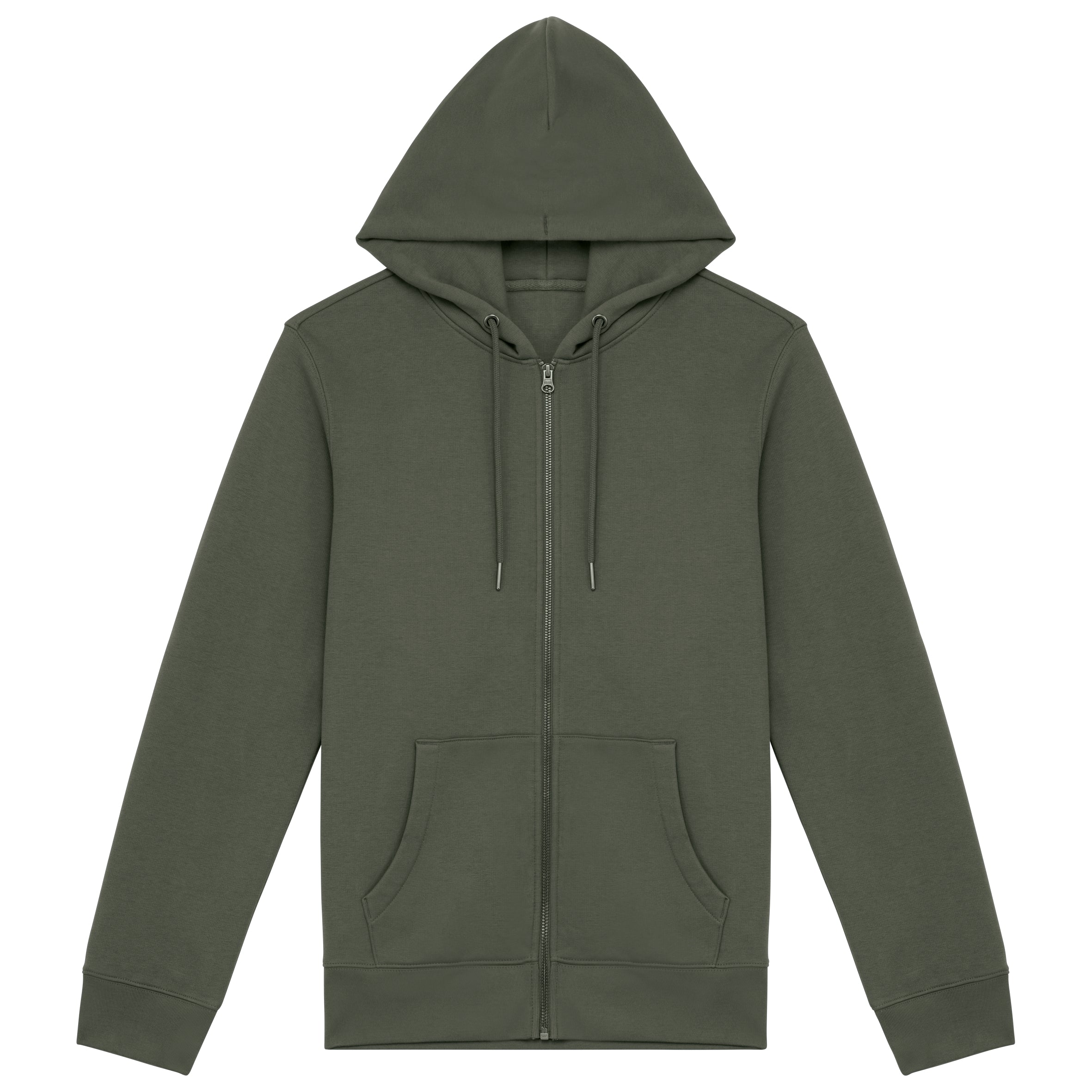 Ecologische uniseks sweatvest met capuchon