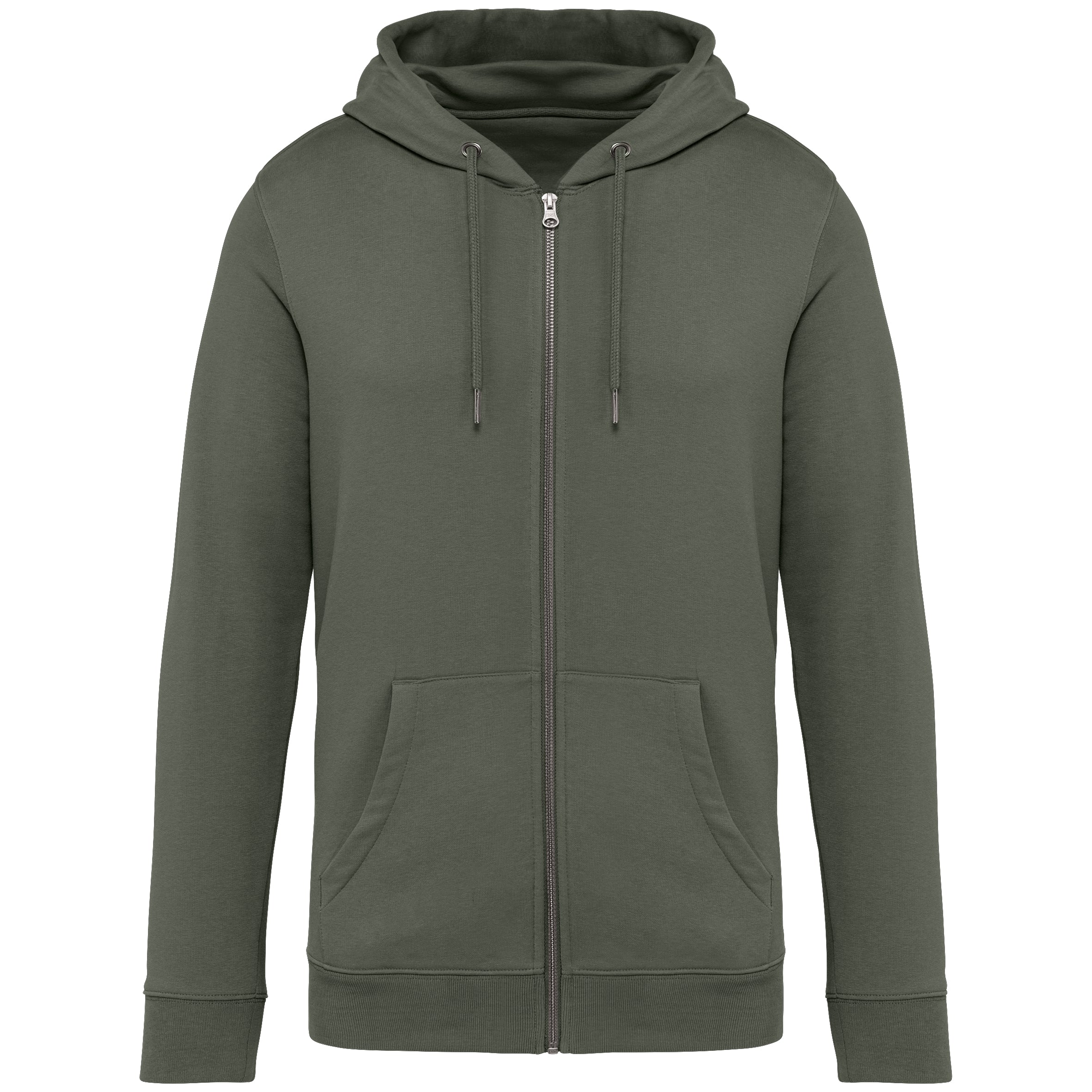 Ecologische uniseks sweatvest met capuchon