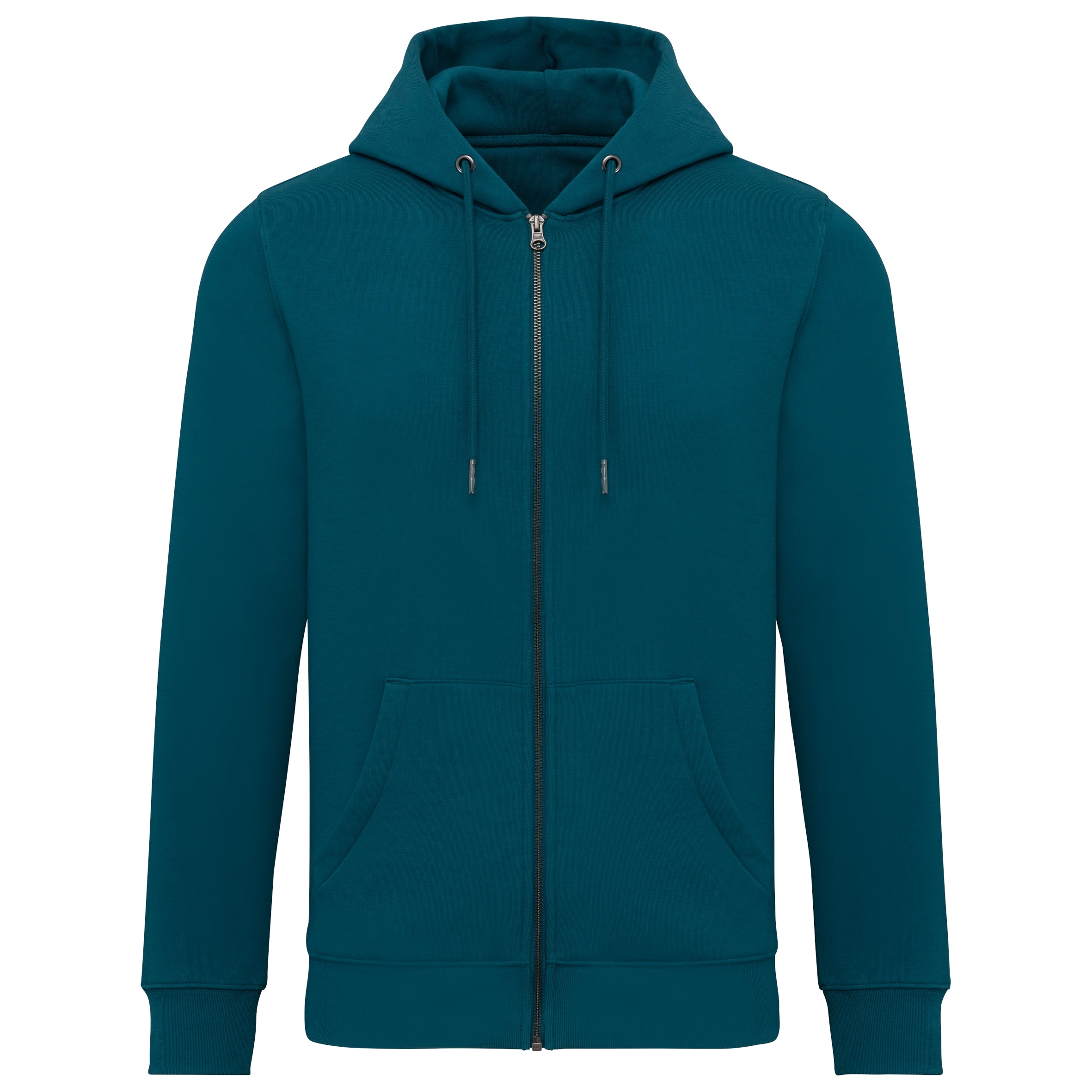 Ecologische uniseks sweatvest met capuchon