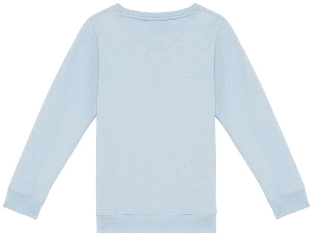 Ecologische kindersweater met ronde hals
