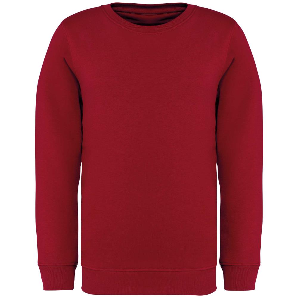 Ecologische kindersweater met ronde hals