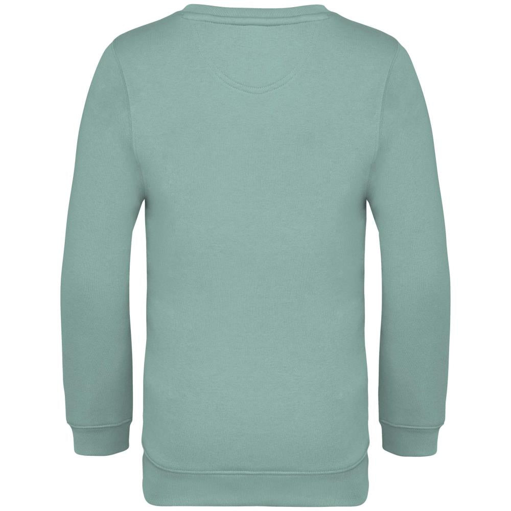 Ecologische kindersweater met ronde hals