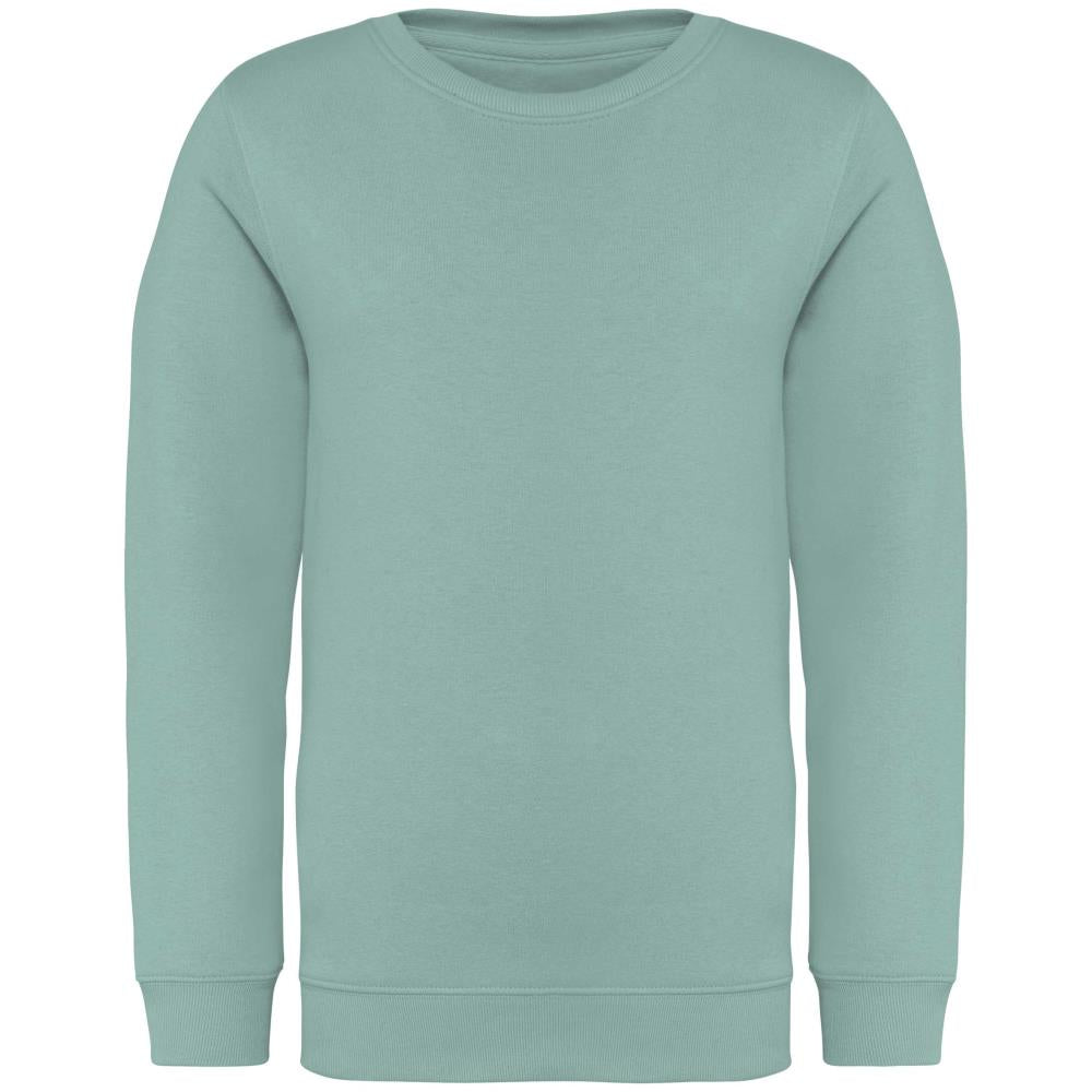 Ecologische kindersweater met ronde hals