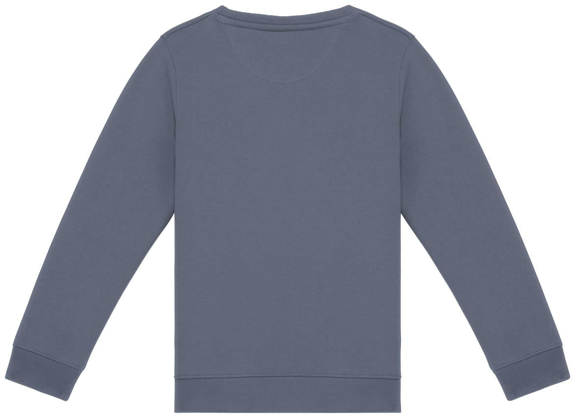 Ecologische kindersweater met ronde hals