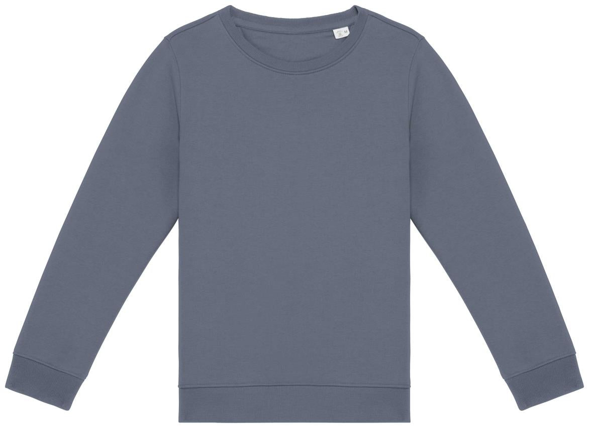 Ecologische kindersweater met ronde hals