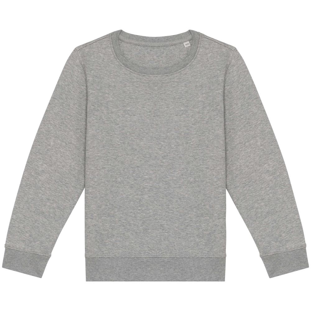 Ecologische kindersweater met ronde hals