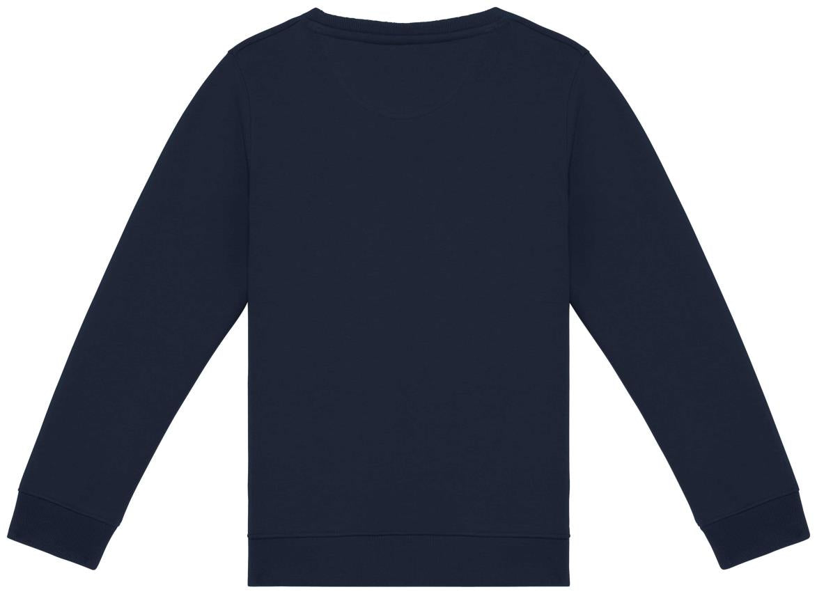 Ecologische kindersweater met ronde hals