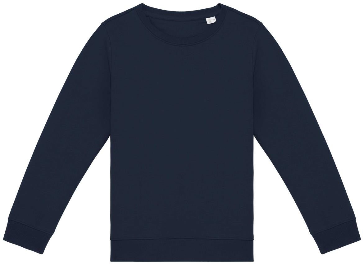Ecologische kindersweater met ronde hals