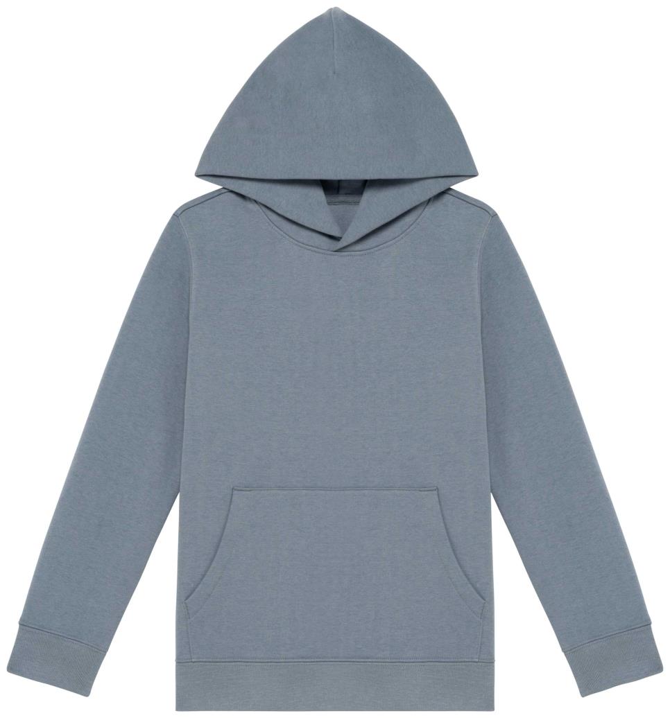 Ecologische kindersweater met capuchon