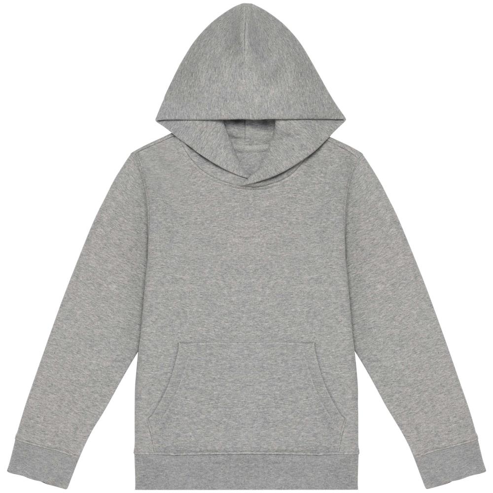 Ecologische kindersweater met capuchon