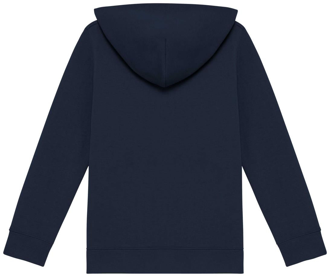 Ecologische kindersweater met capuchon