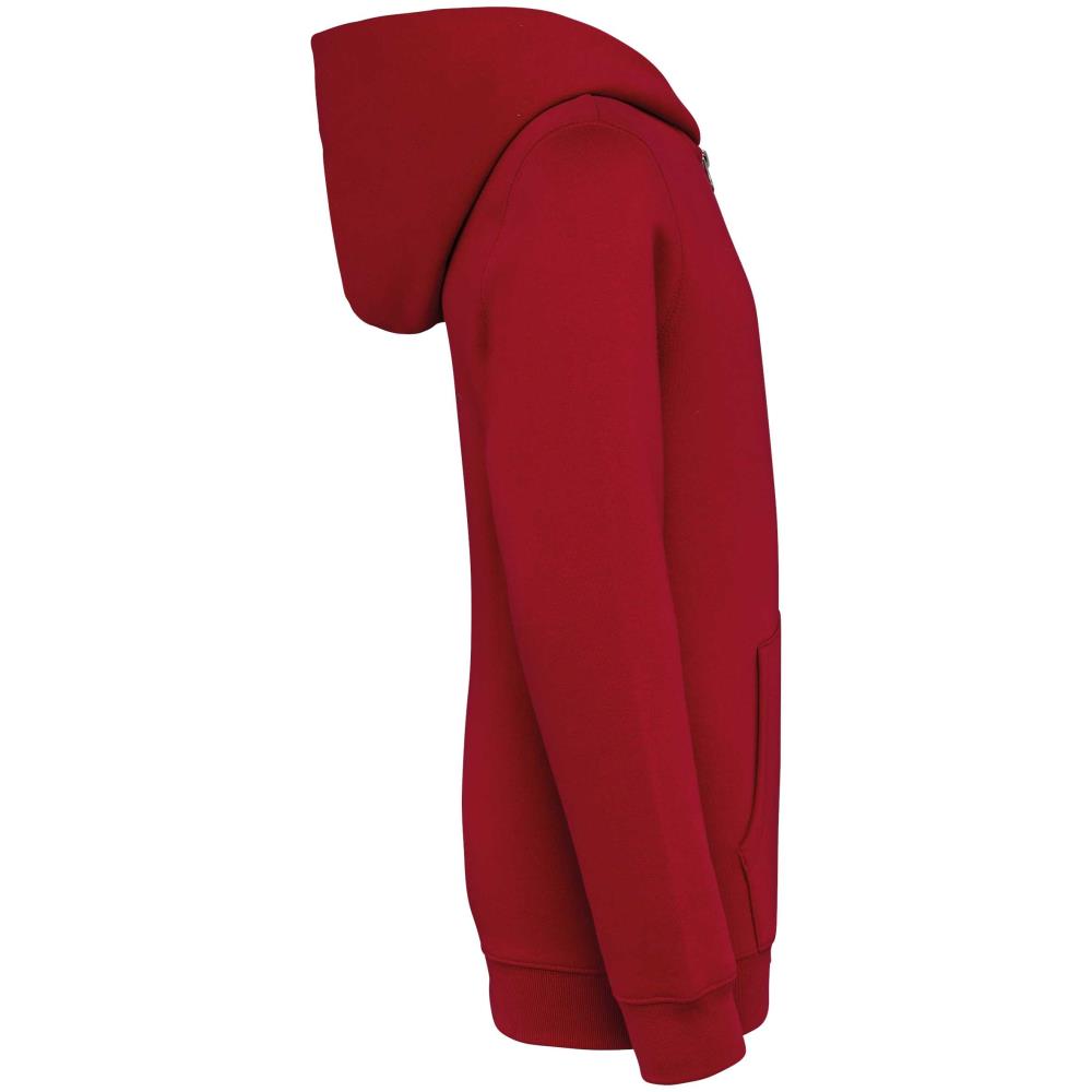 Ecologisch kindersweatvest met capuchon