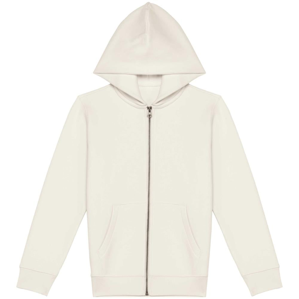 Ecologisch kindersweatvest met capuchon