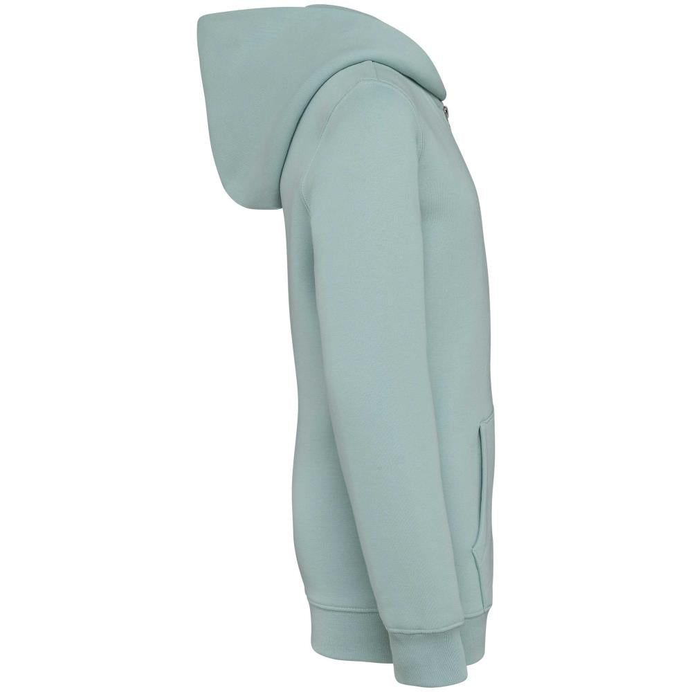 Ecologisch kindersweatvest met capuchon