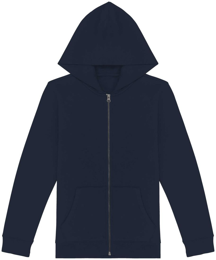 Ecologisch kindersweatvest met capuchon