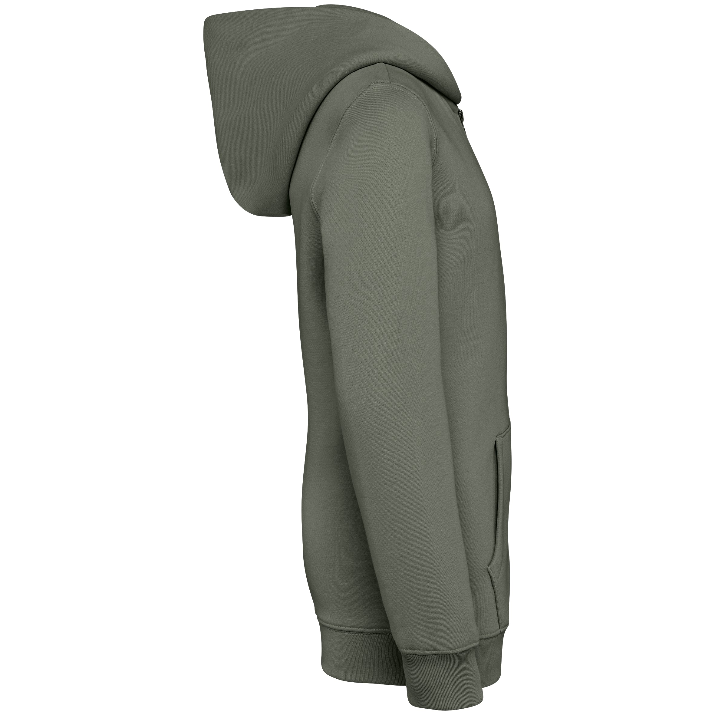 Ecologisch kindersweatvest met capuchon