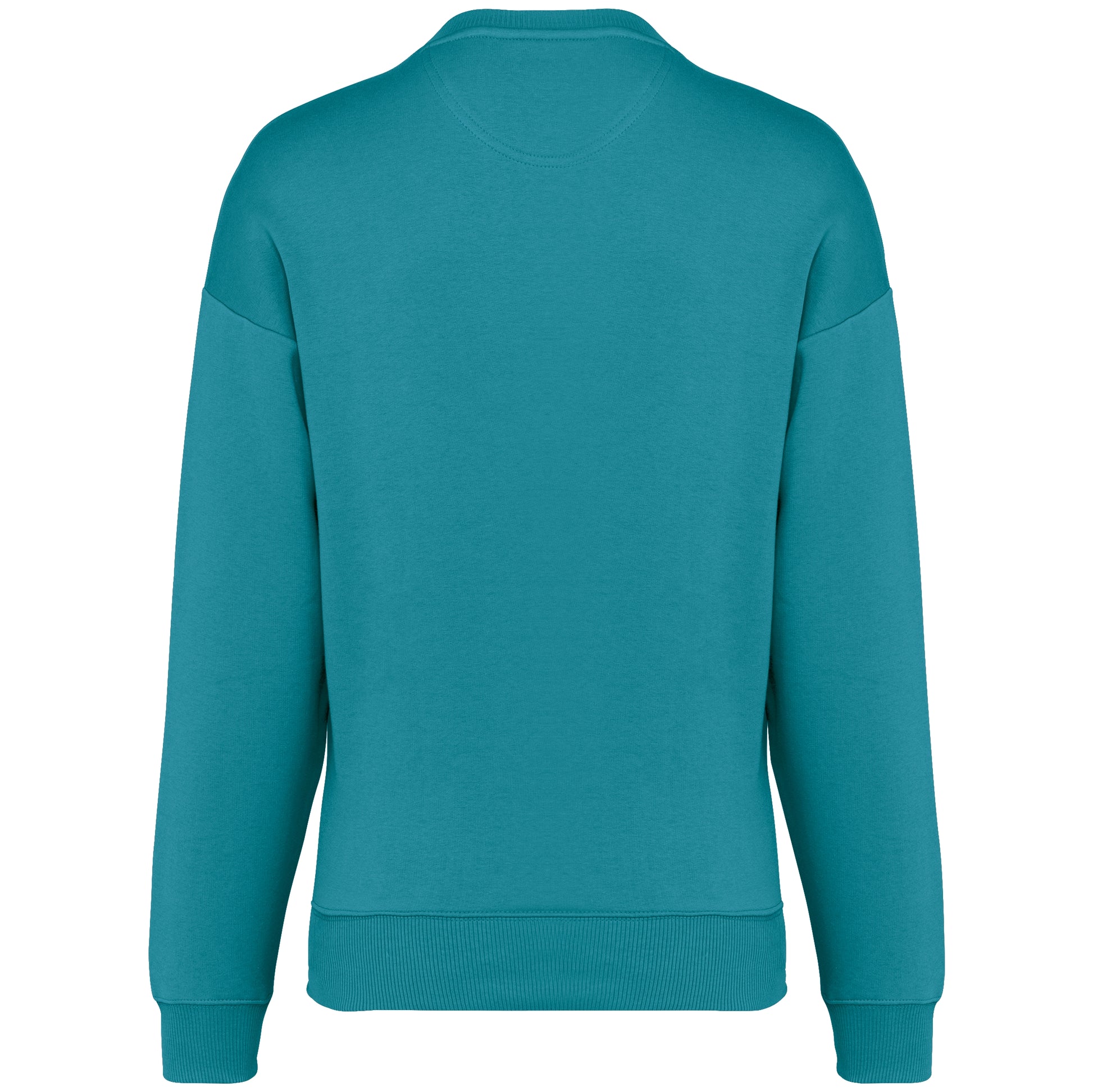 Ecologische oversized uniseks sweater met ronde hals