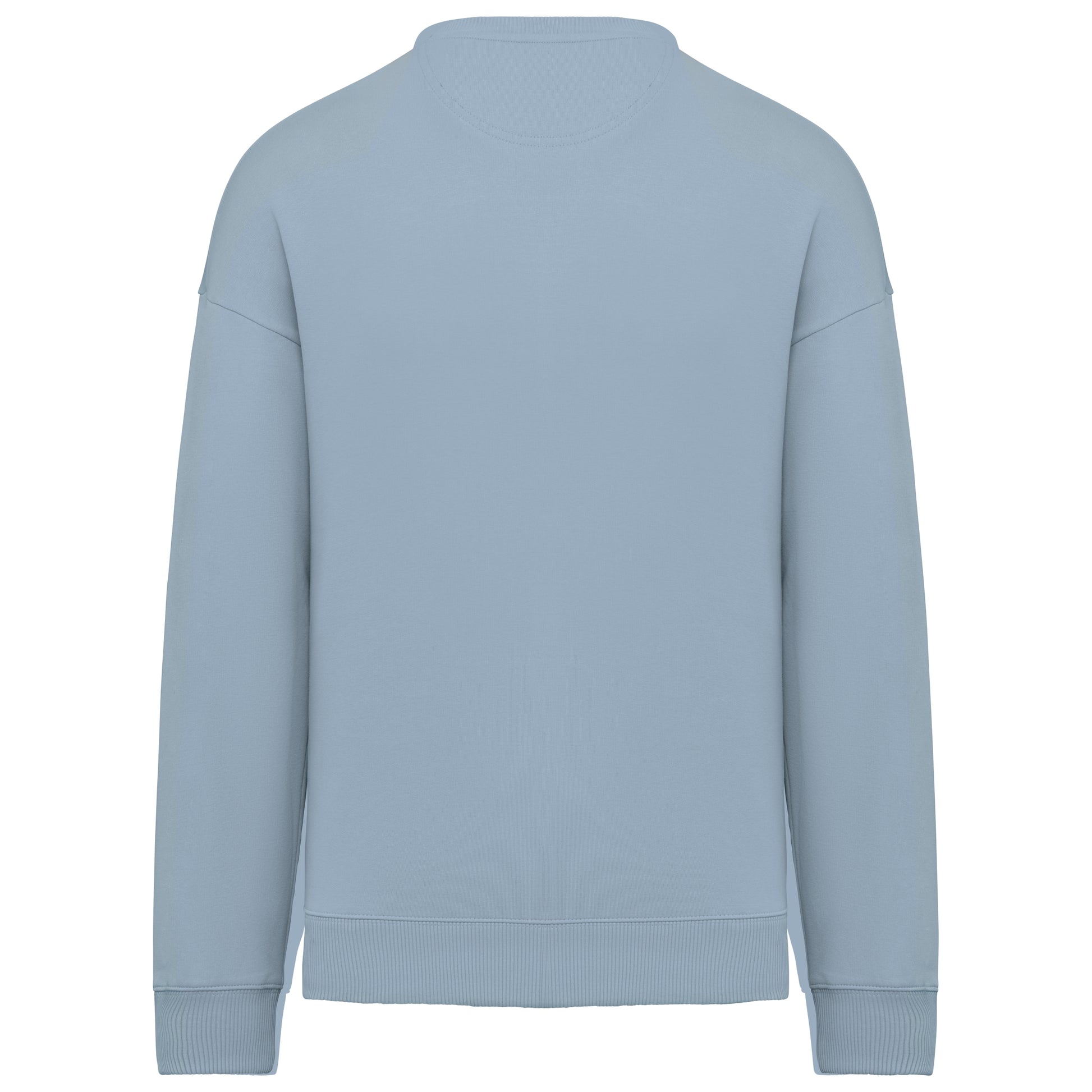 Ecologische oversized uniseks sweater met ronde hals