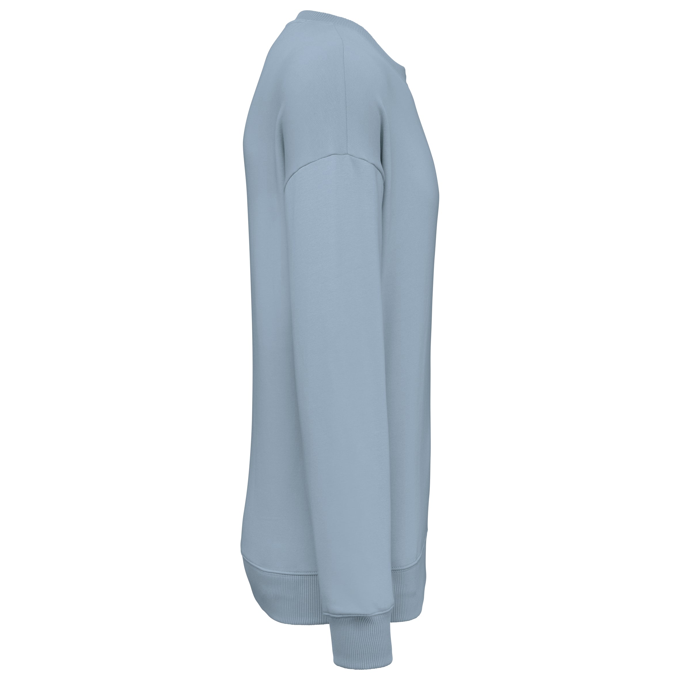 Ecologische oversized uniseks sweater met ronde hals