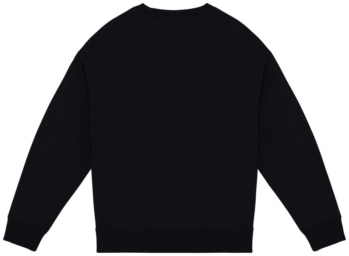 Ecologische oversized uniseks sweater met ronde hals