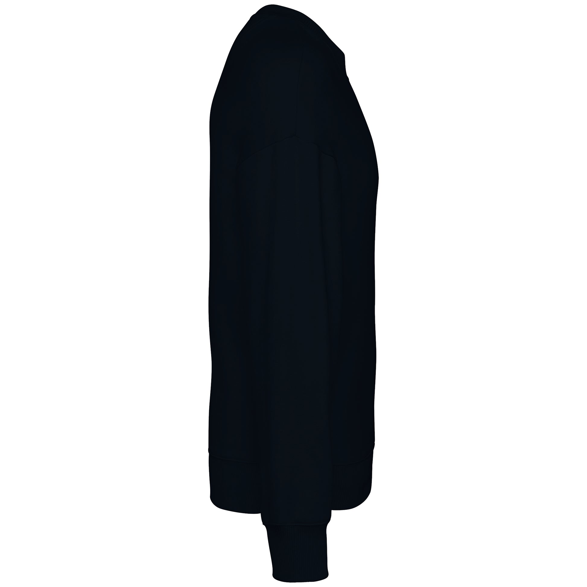 Ecologische oversized uniseks sweater met ronde hals