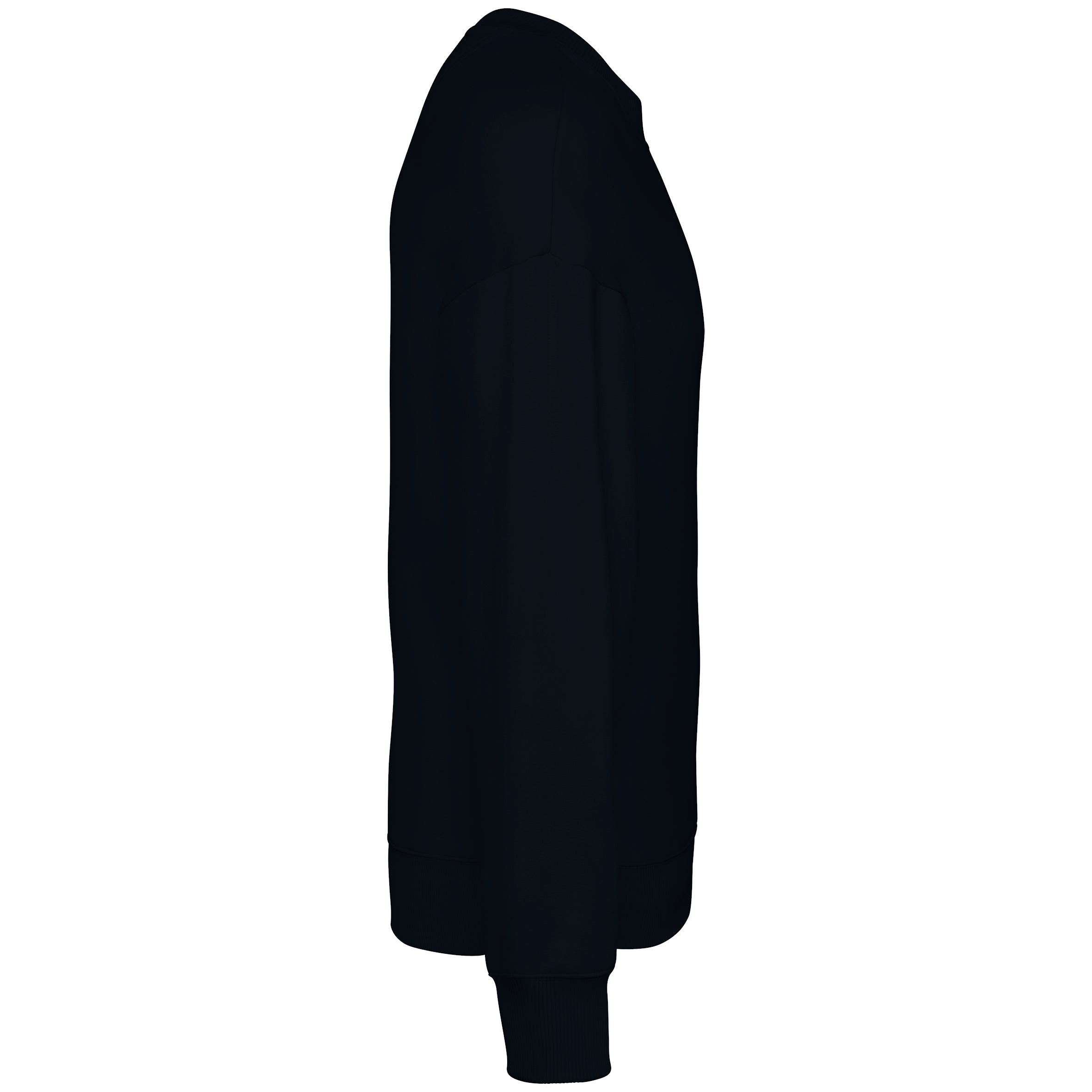 Ecologische oversized uniseks sweater met ronde hals