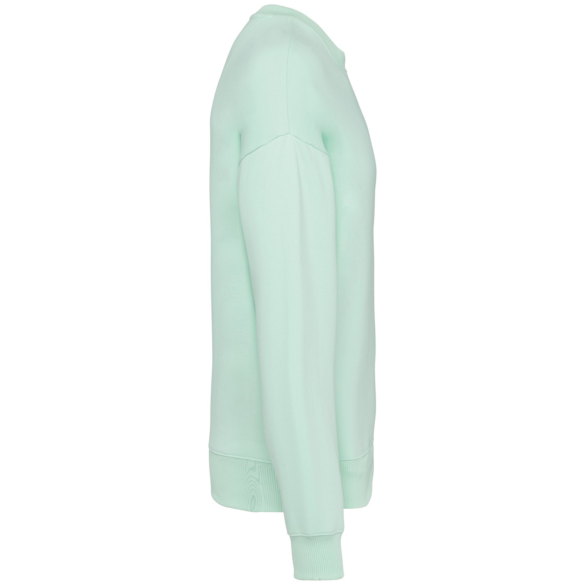 Ecologische oversized uniseks sweater met ronde hals