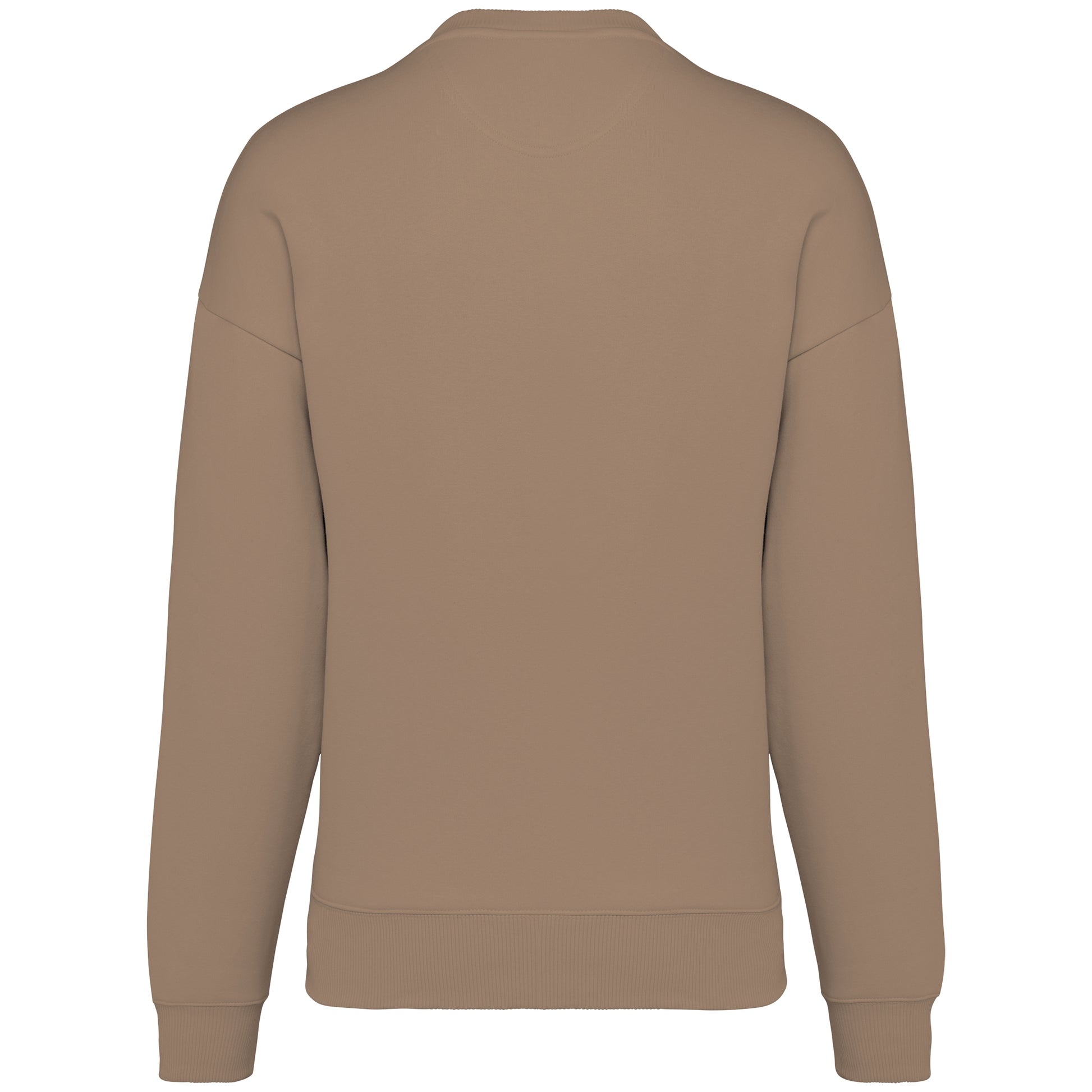 Ecologische oversized uniseks sweater met ronde hals