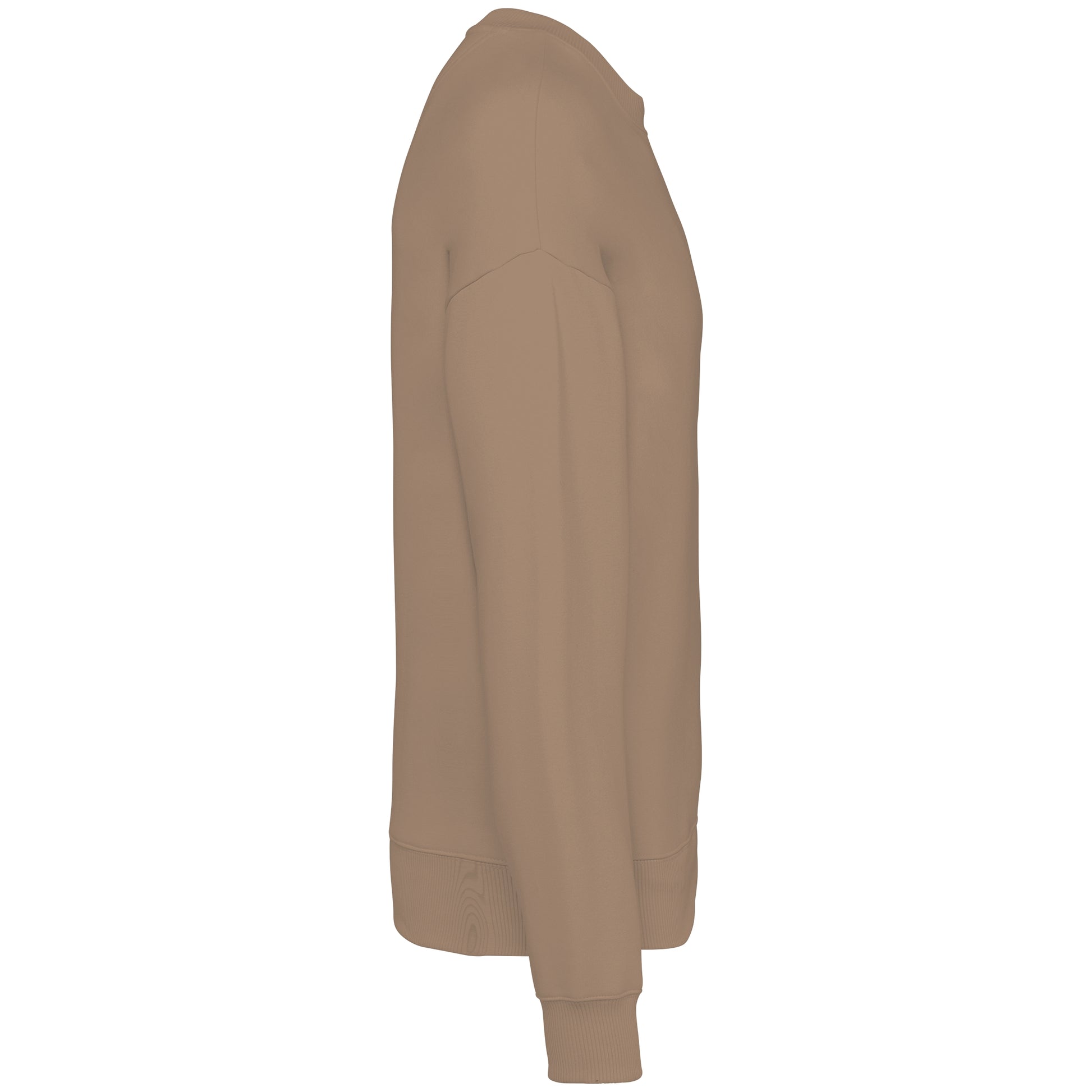 Ecologische oversized uniseks sweater met ronde hals