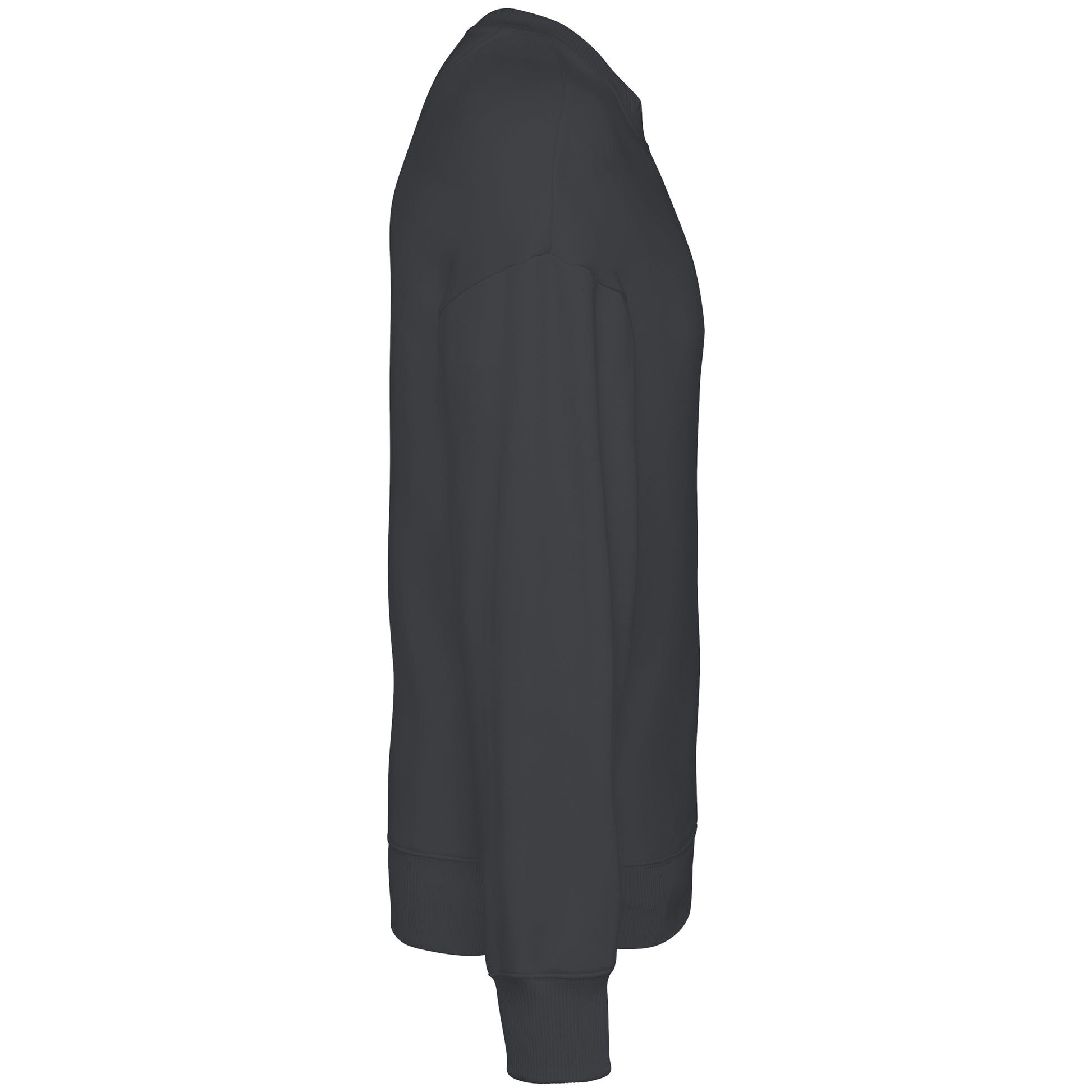 Ecologische oversized uniseks sweater met ronde hals