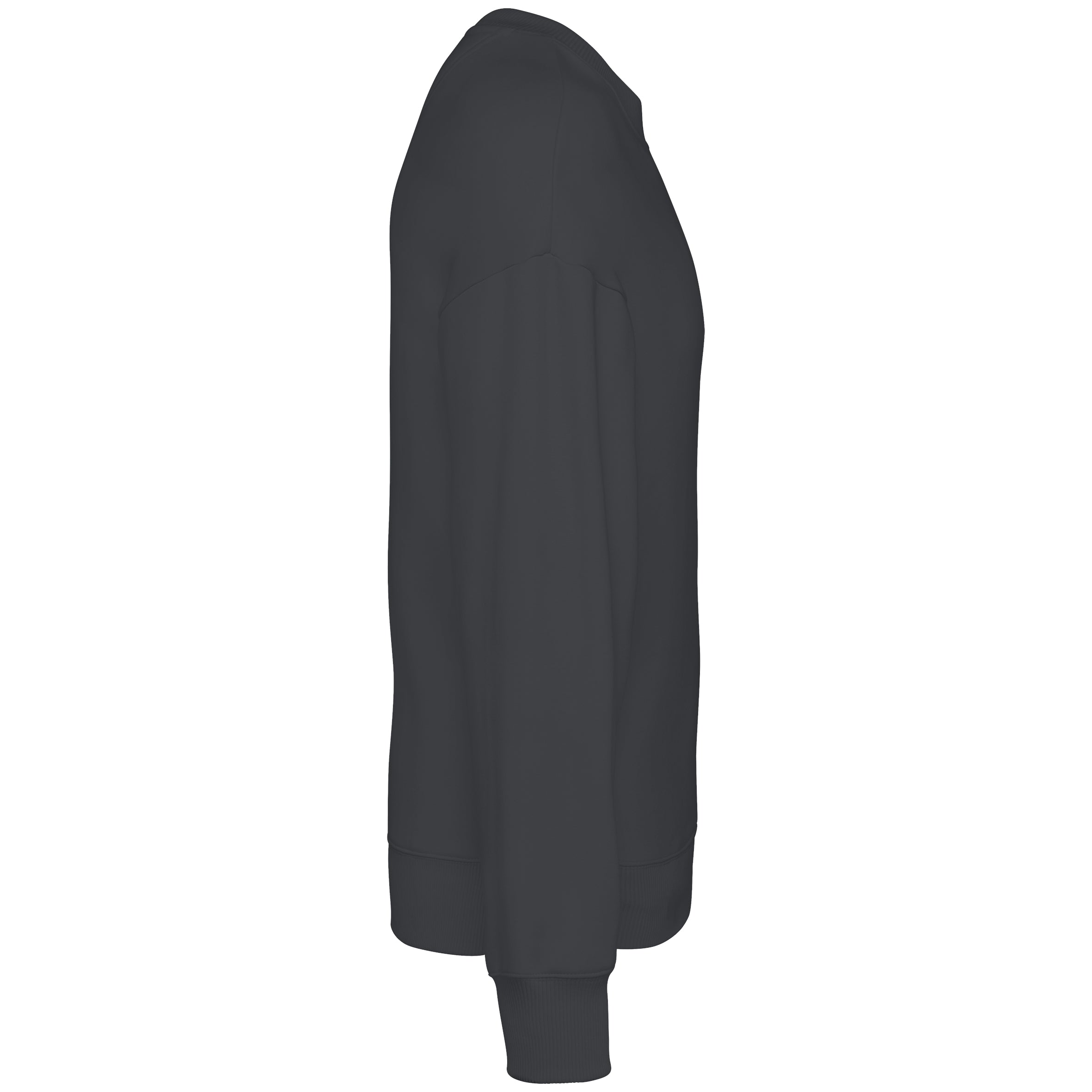 Ecologische oversized uniseks sweater met ronde hals