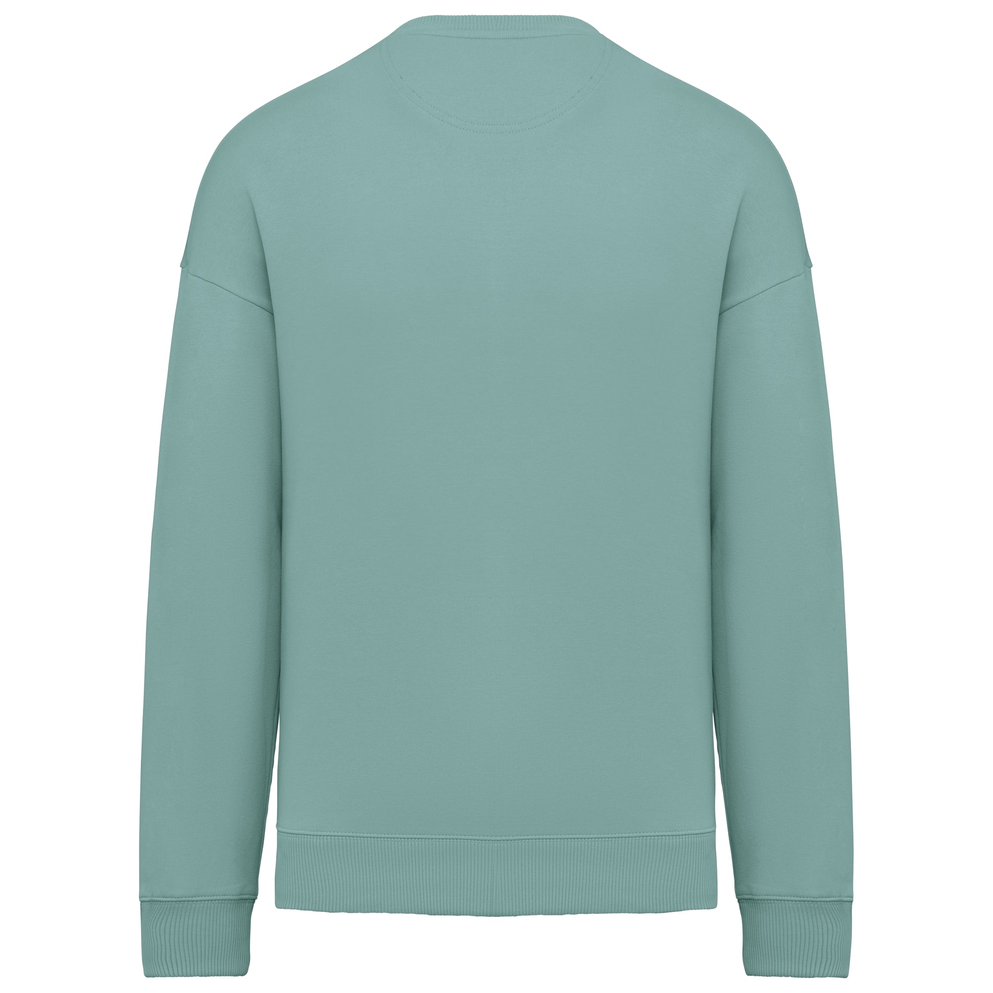 Ecologische oversized uniseks sweater met ronde hals