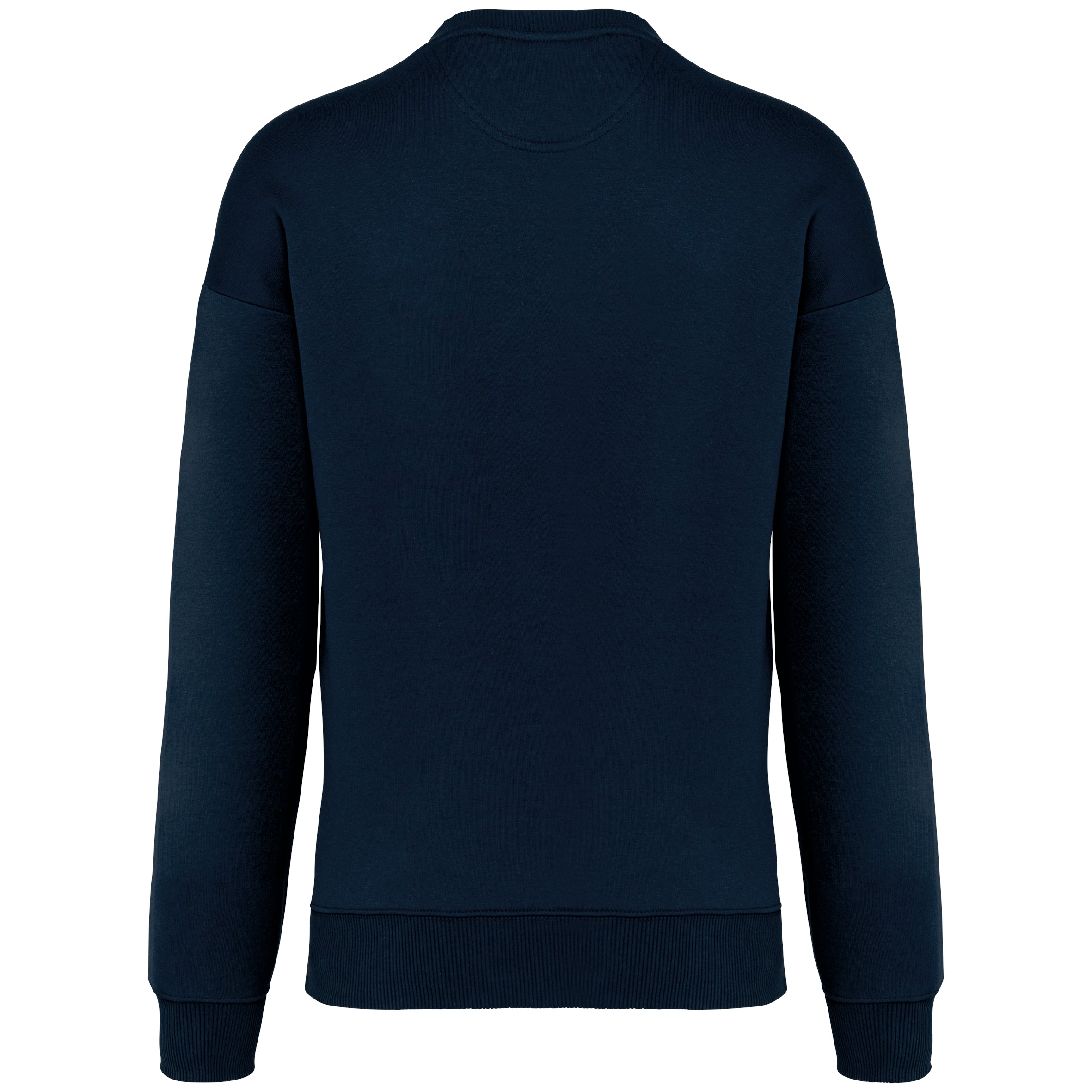 Ecologische oversized uniseks sweater met ronde hals