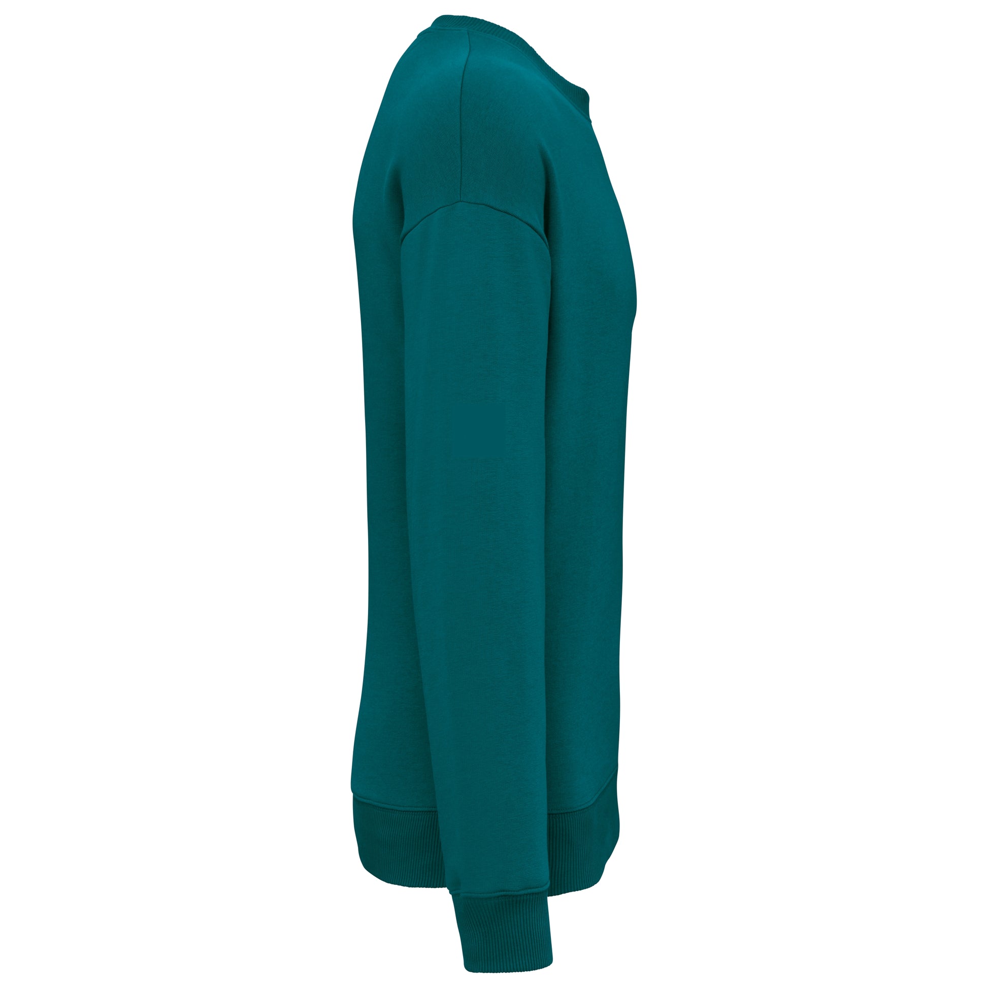 Ecologische oversized uniseks sweater met ronde hals
