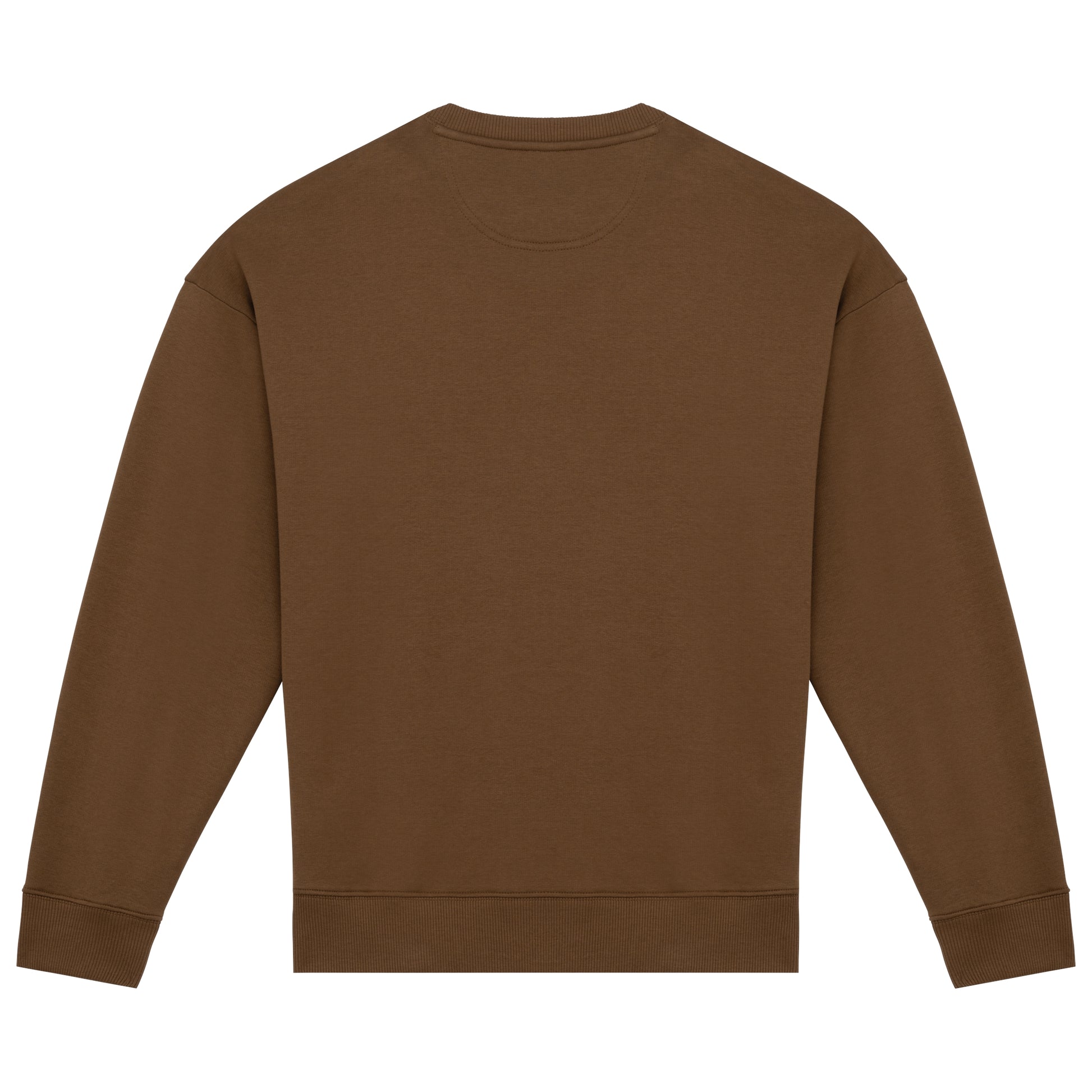 Ecologische oversized uniseks sweater met ronde hals