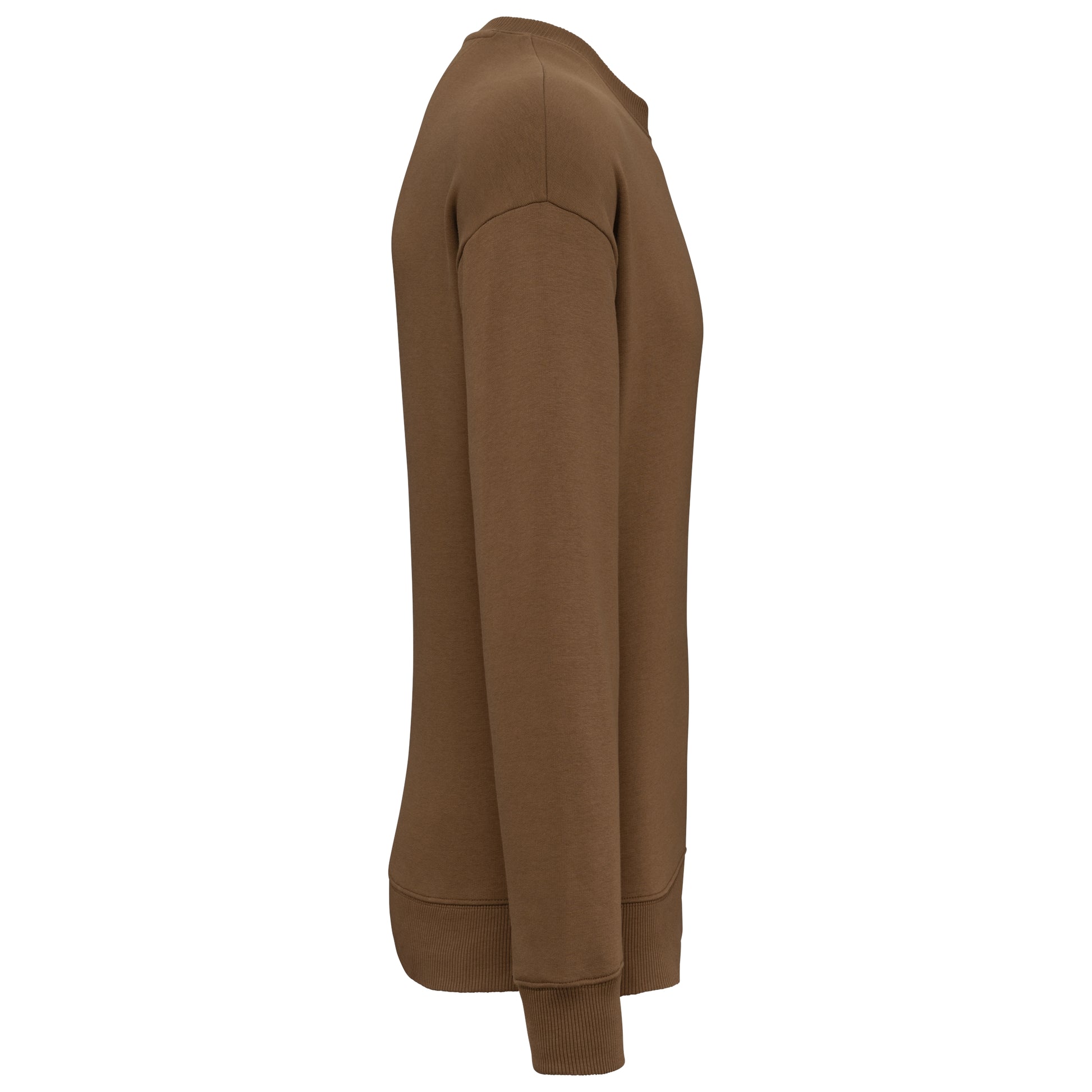 Ecologische oversized uniseks sweater met ronde hals
