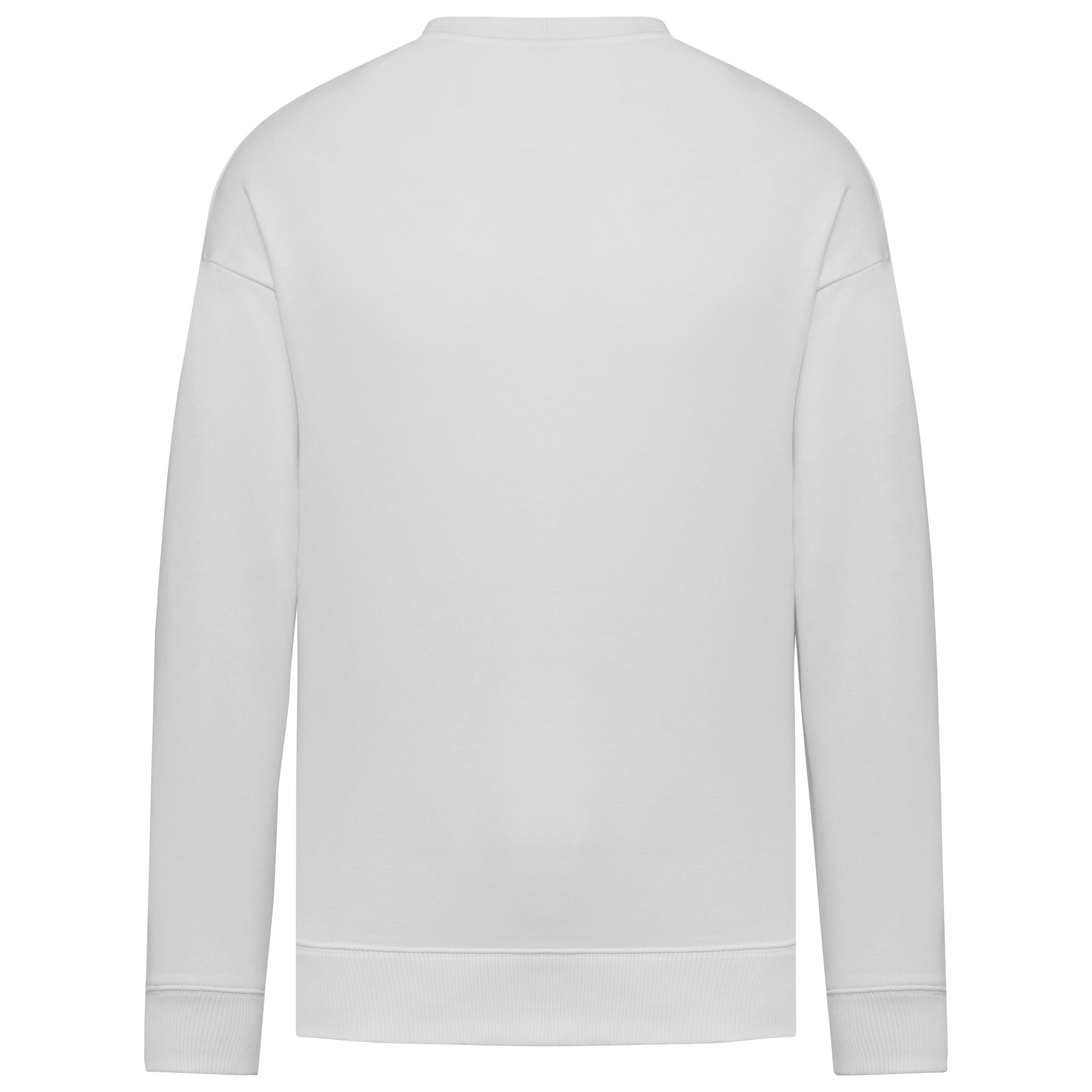 Ecologische oversized uniseks sweater met ronde hals