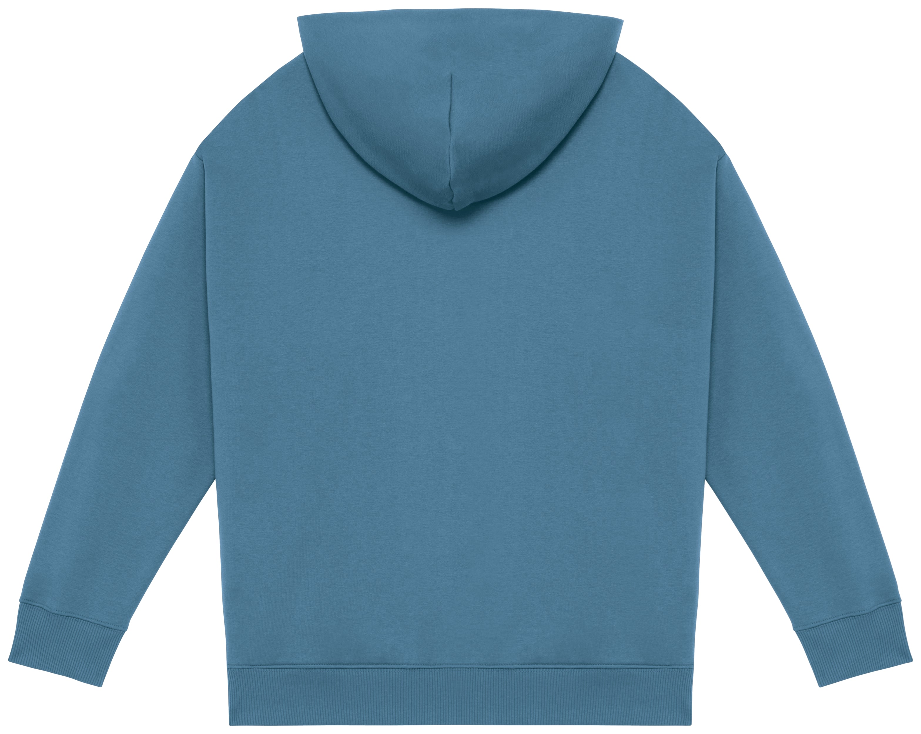 Ecologische uniseks oversized sweater met capuchon