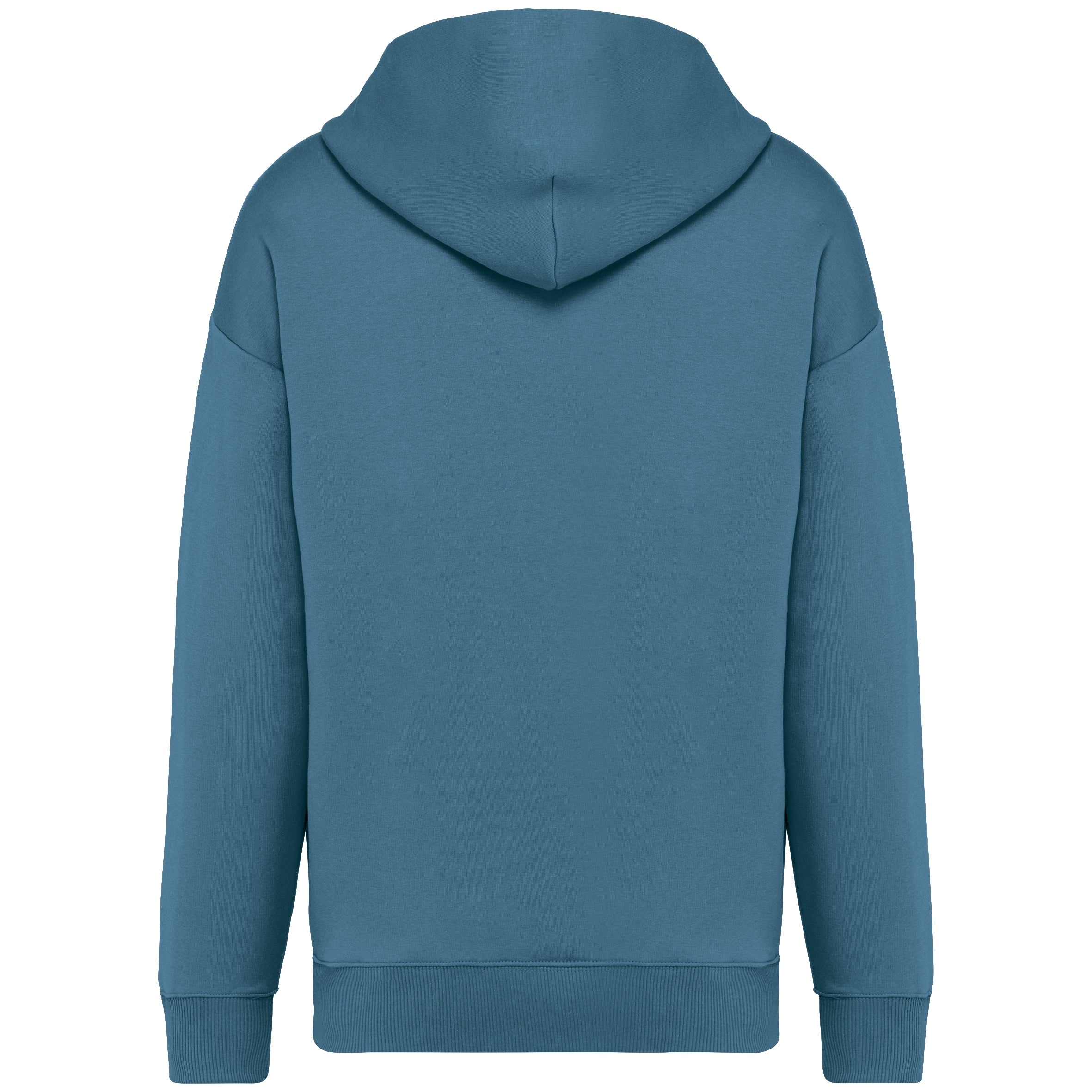 Ecologische uniseks oversized sweater met capuchon