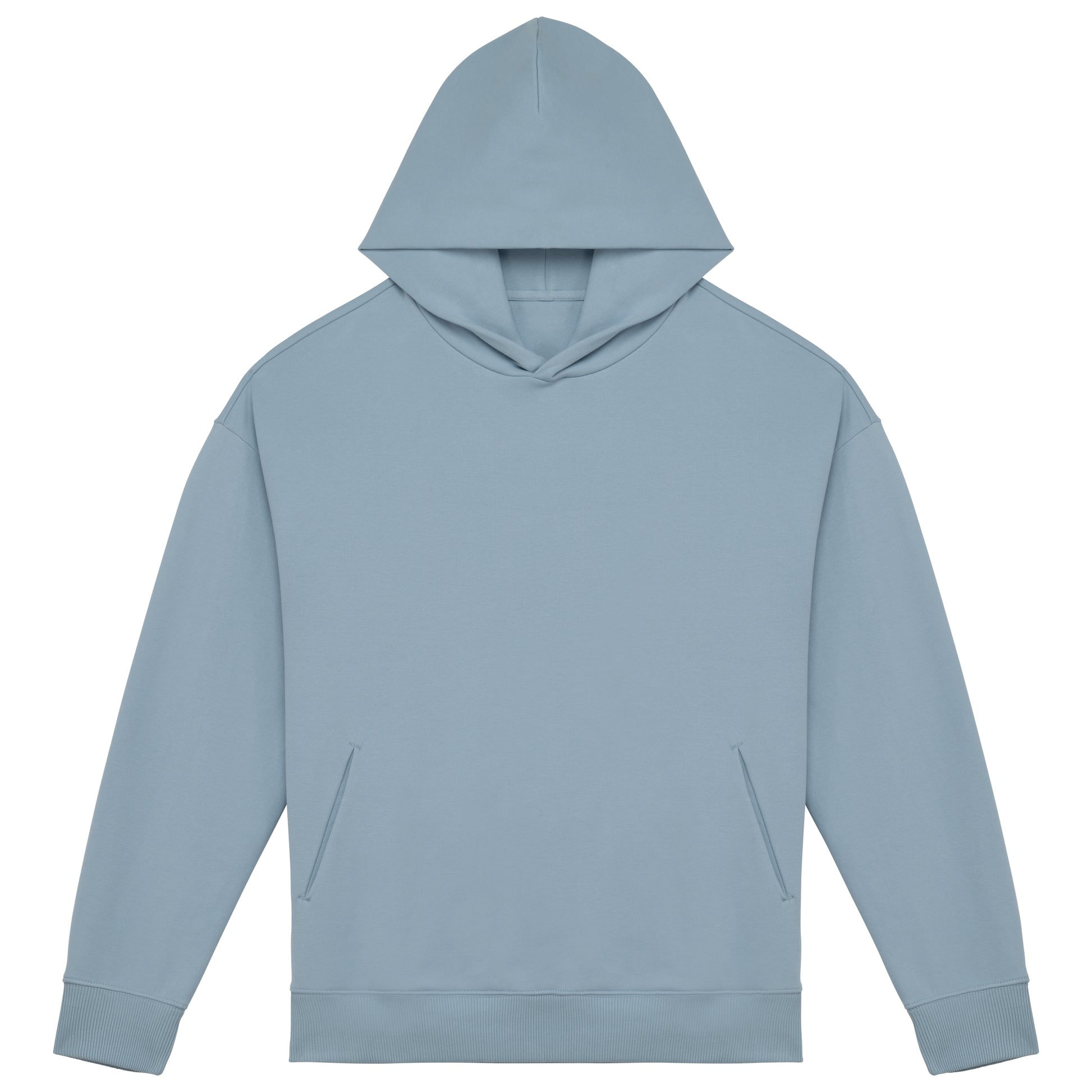 Ecologische uniseks oversized sweater met capuchon