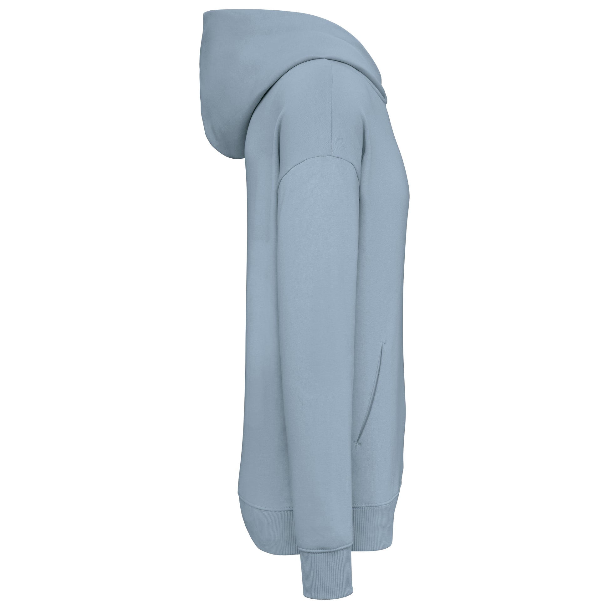 Ecologische uniseks oversized sweater met capuchon