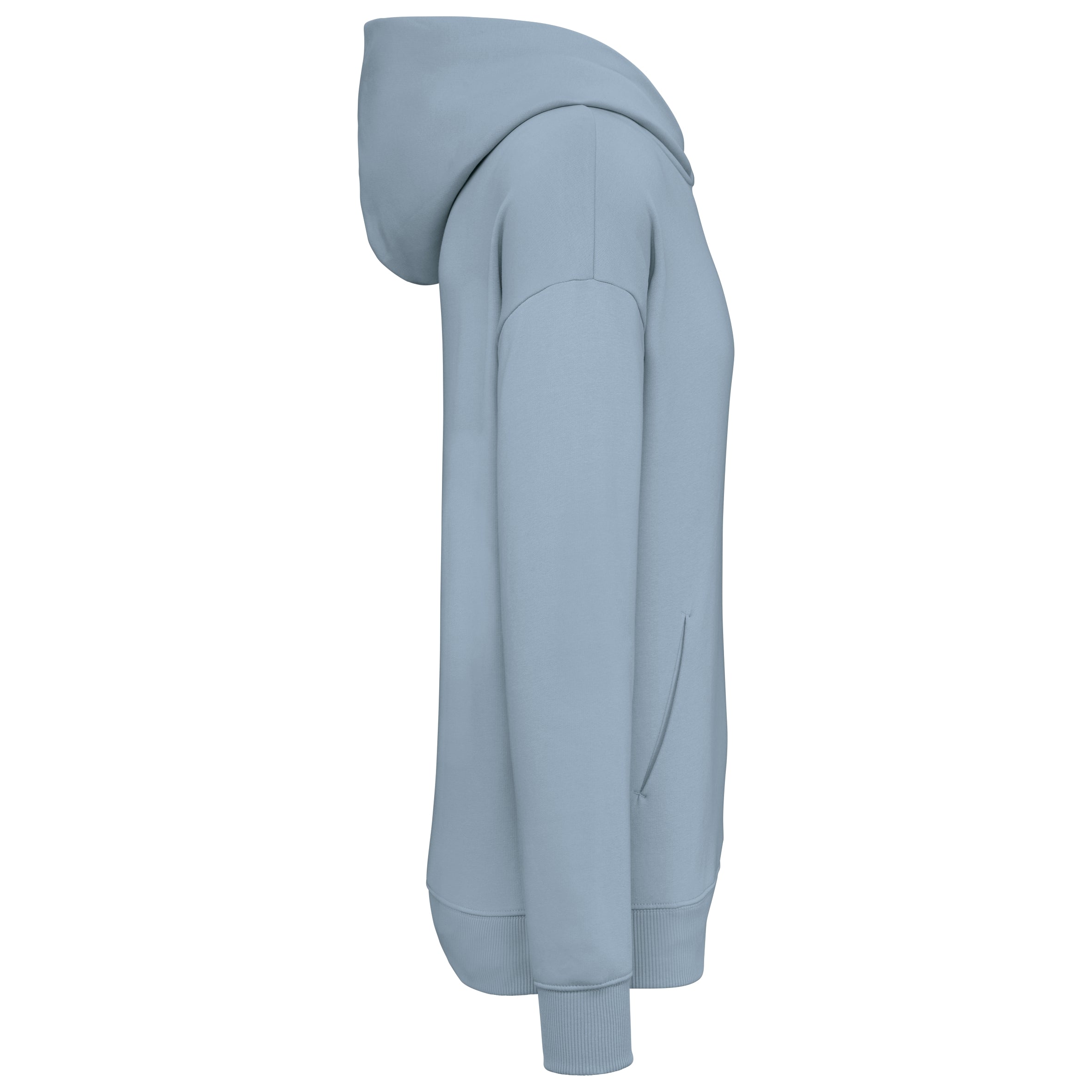 Ecologische uniseks oversized sweater met capuchon