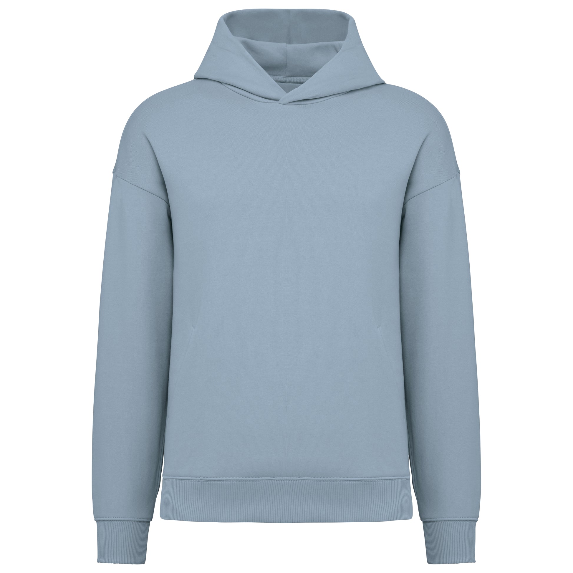 Ecologische uniseks oversized sweater met capuchon