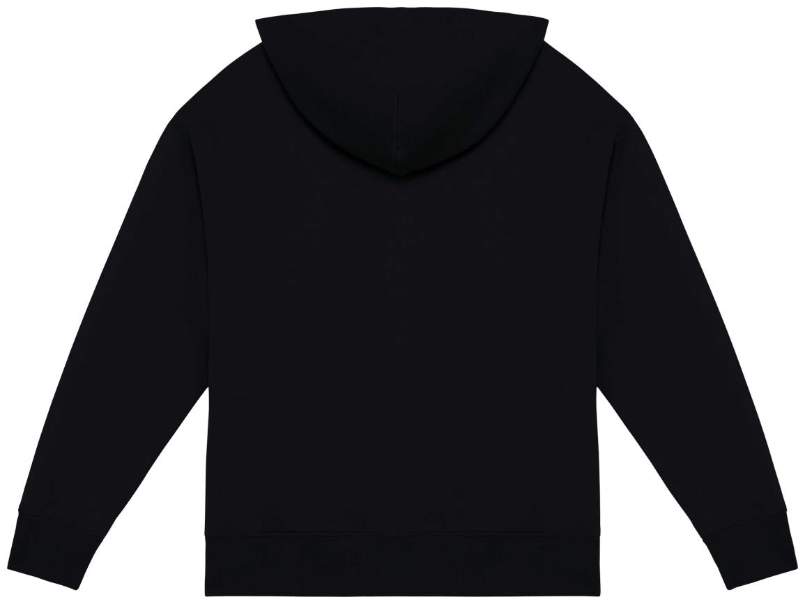 Ecologische uniseks oversized sweater met capuchon