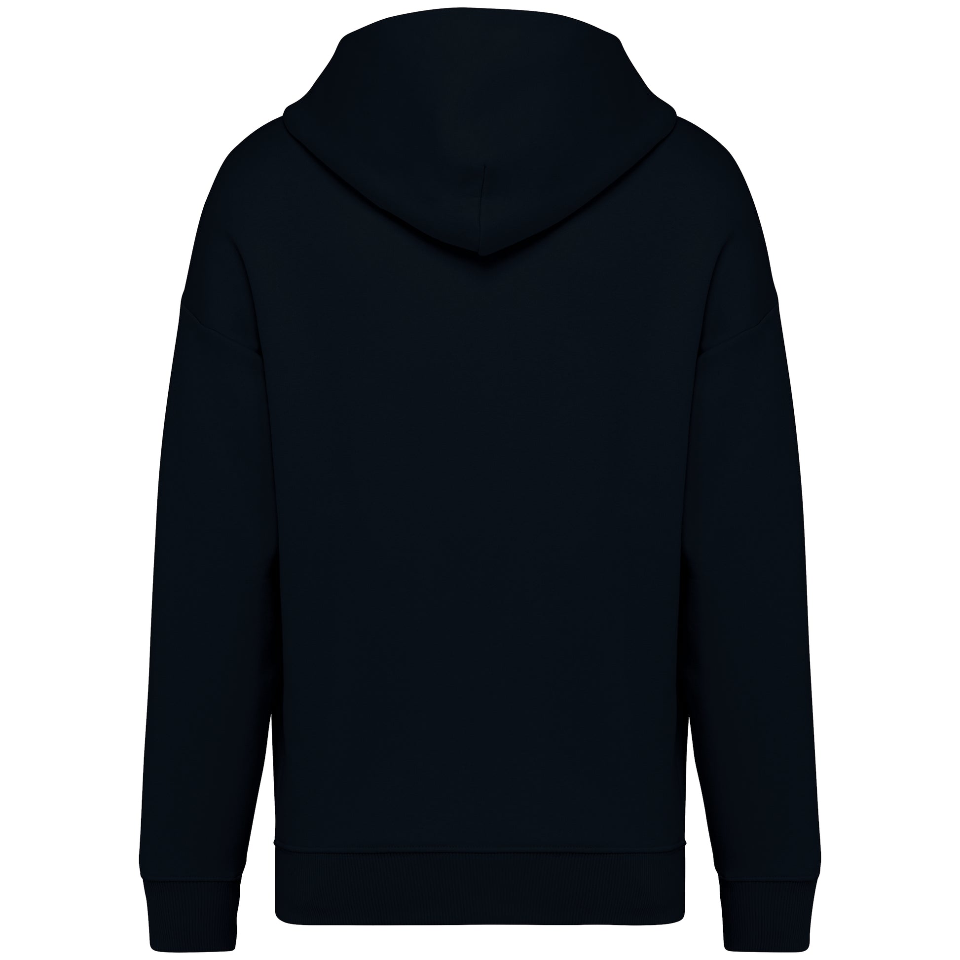 Ecologische uniseks oversized sweater met capuchon