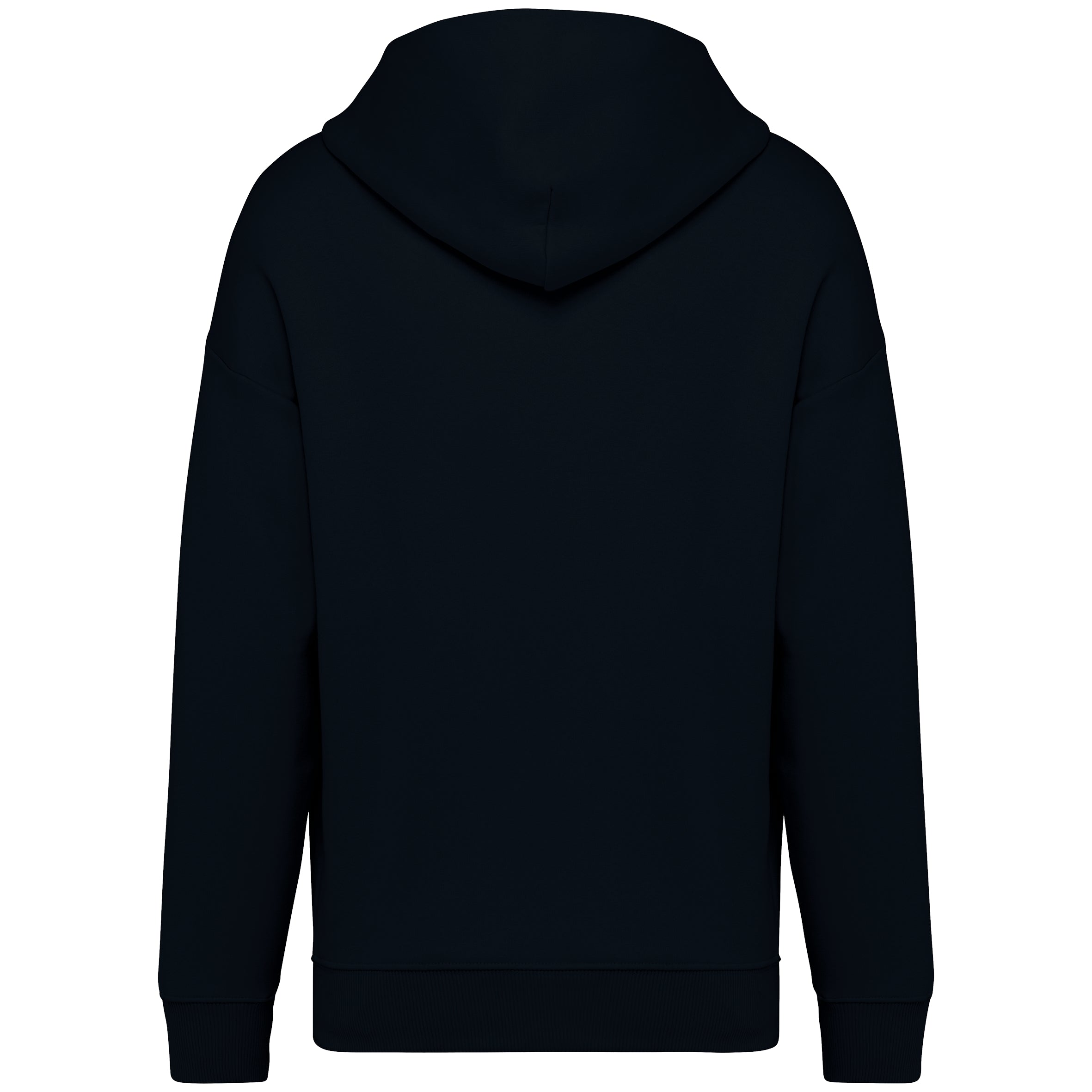 Ecologische uniseks oversized sweater met capuchon