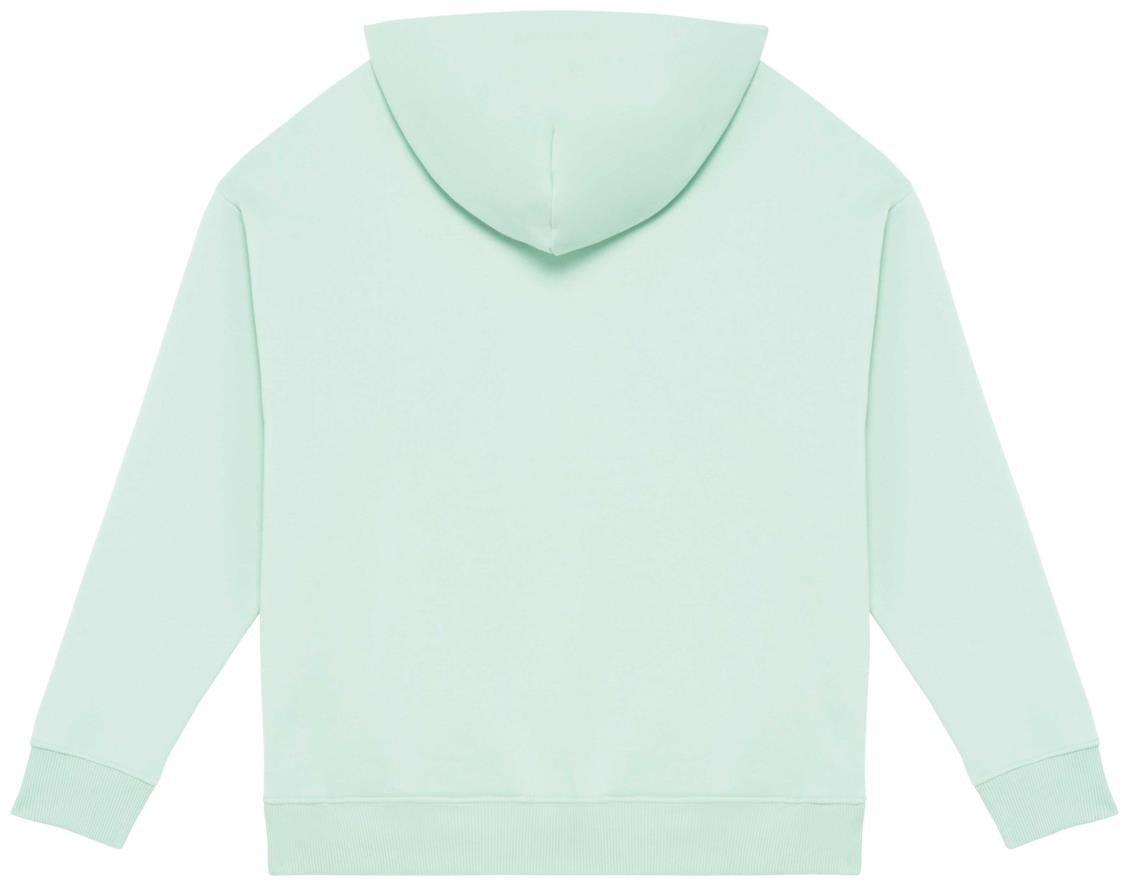 Ecologische uniseks oversized sweater met capuchon