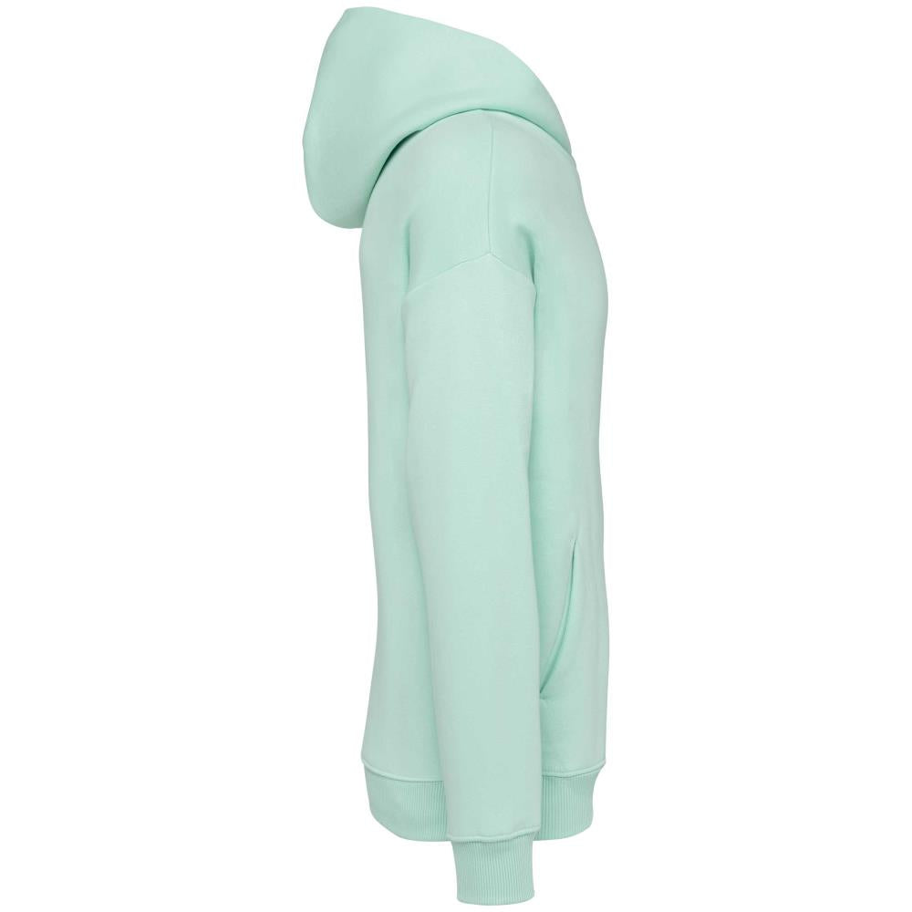 Ecologische uniseks oversized sweater met capuchon